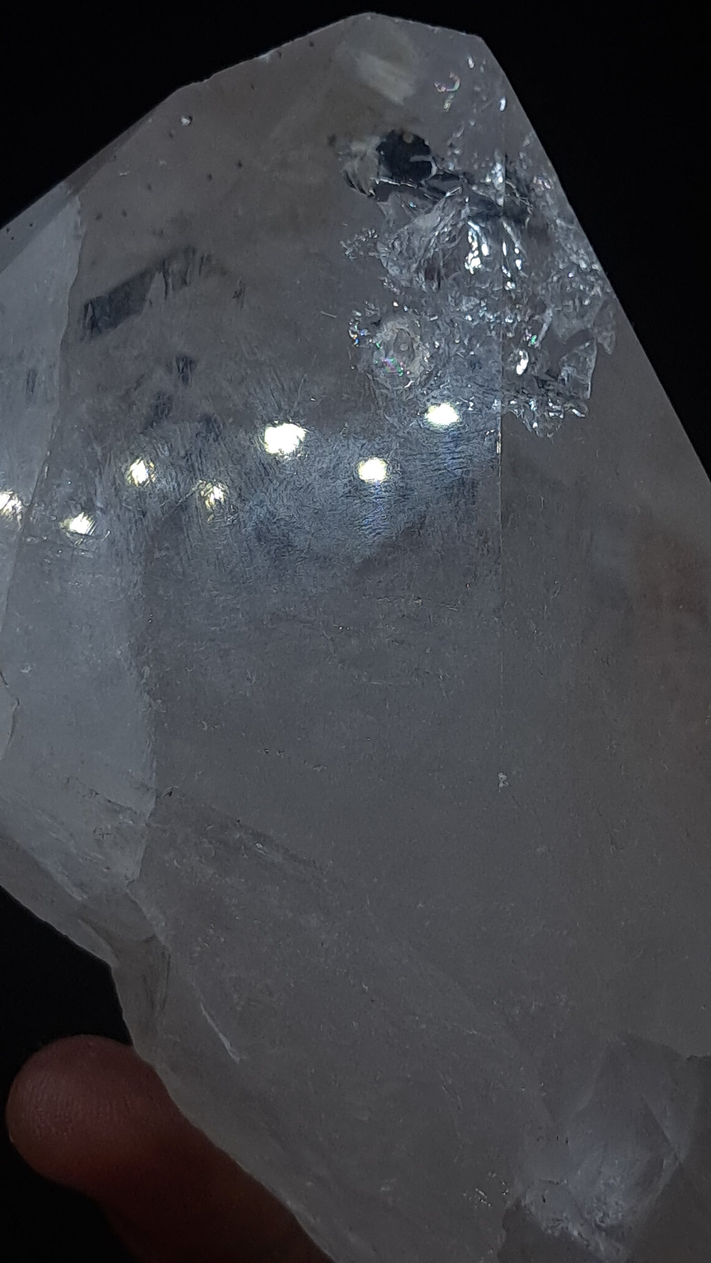 Himalayan Clear Quartz w/ Anatase *High Grade* 1.6 kg | Natural Crystal | Mineral Specimen #CH89