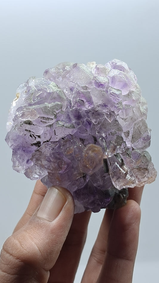 Amethyst Scepter Flower from Karur | Natural Formation| Mineral Specimen #KA179