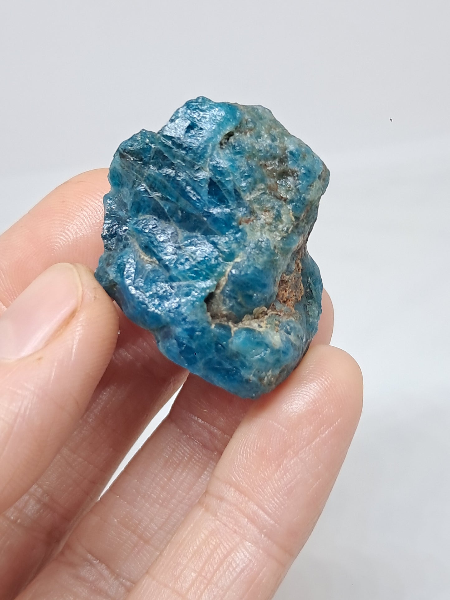 Blue Apatite (Madagascar) Natural Stone #AP2