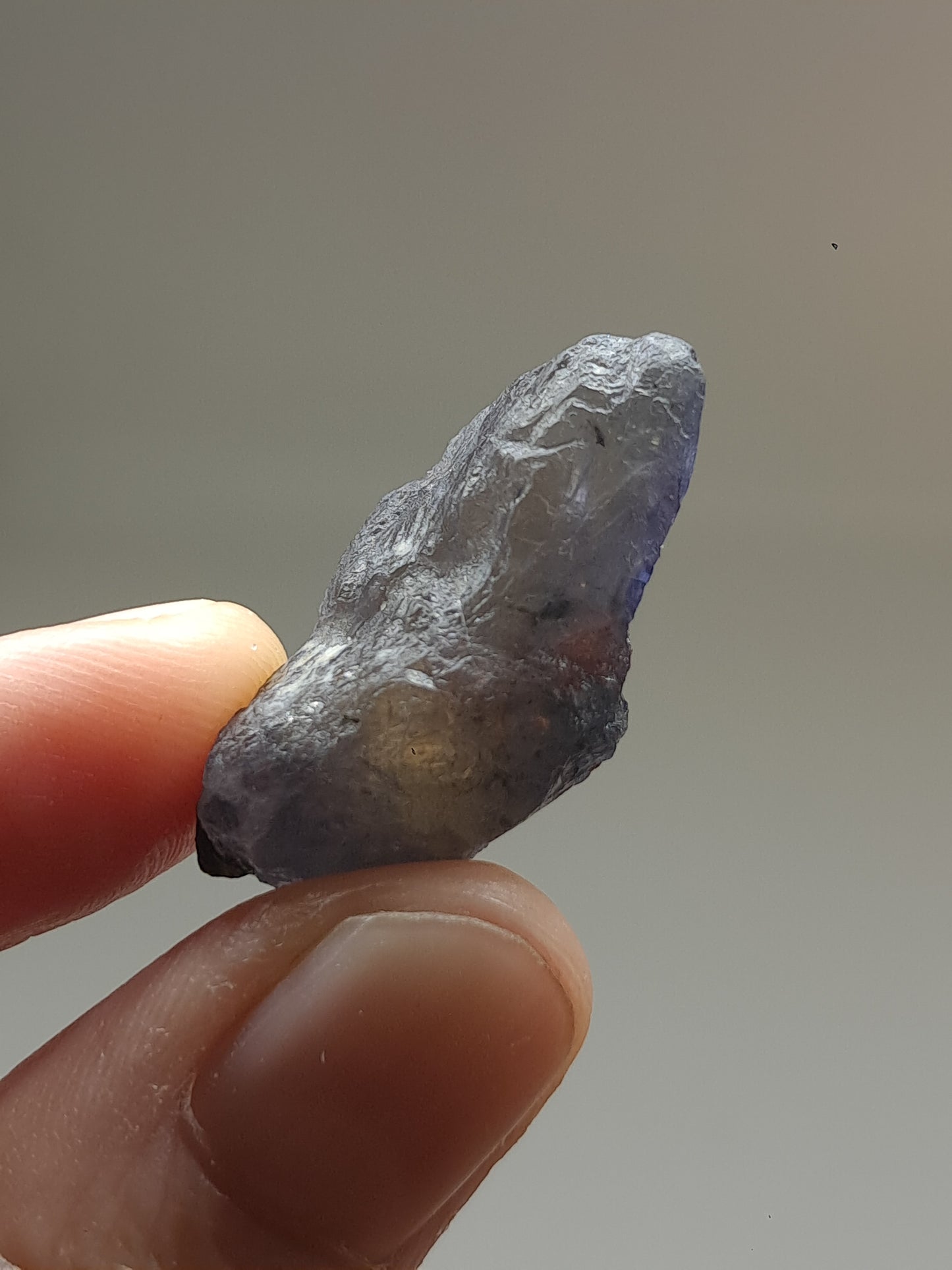 Rough Iolite Crystal (Karur) *Gem Quality* Cordierite | Excelent Pleochroism | Mineral Specimen #IO7