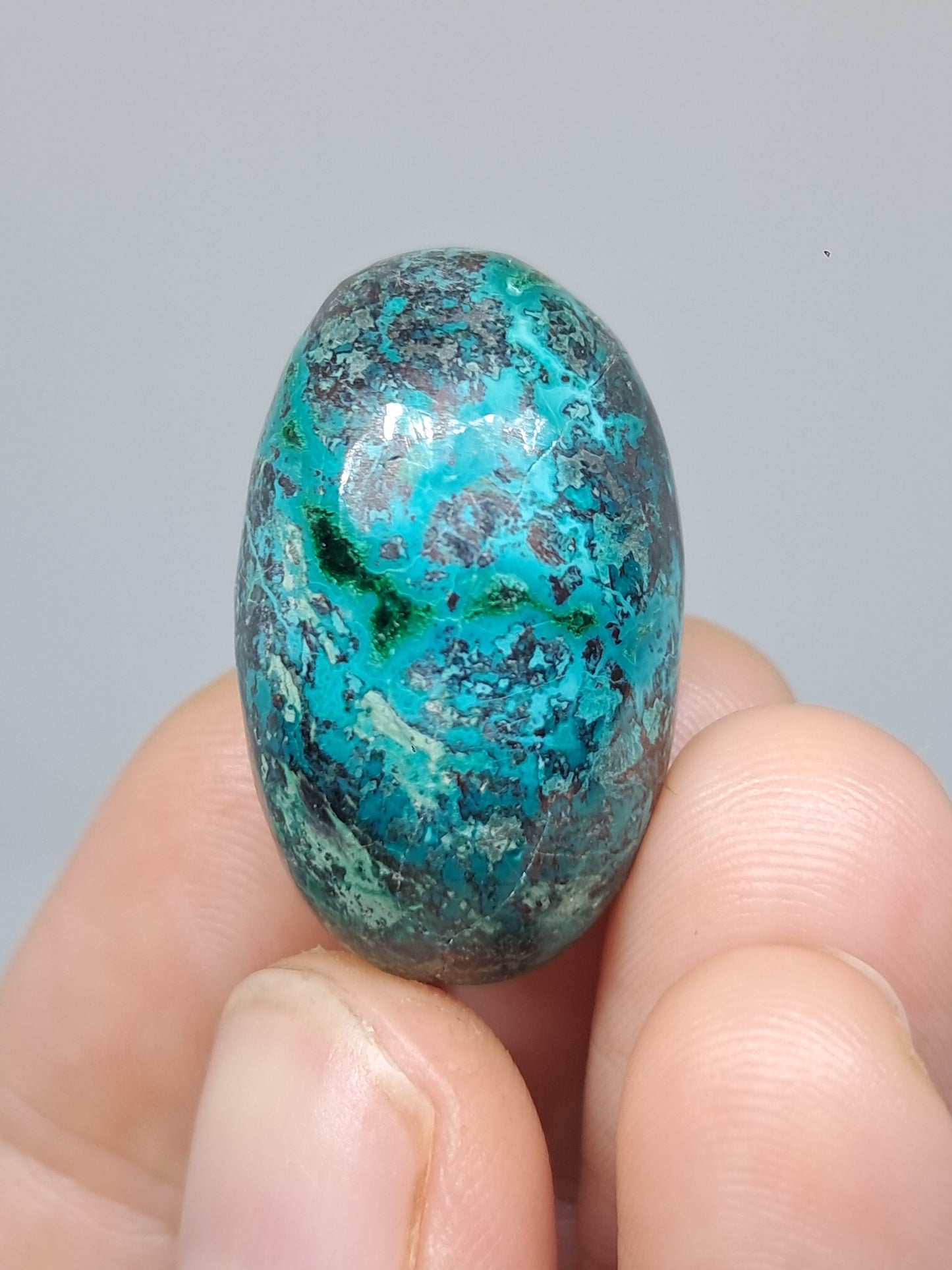 Chrysocolla Shivalingam | Polished Natural Stone | Good Quality