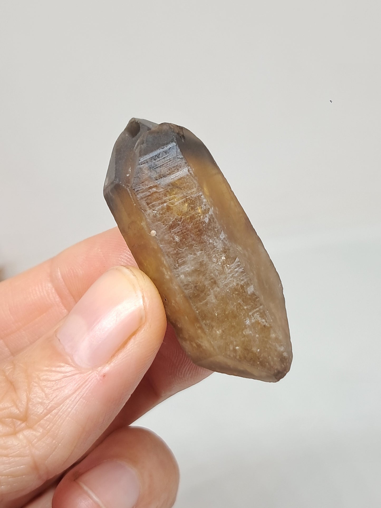 Natural Citrine (DRC) Double Terminated Crystal Point | Mineral Specimen #CTN25