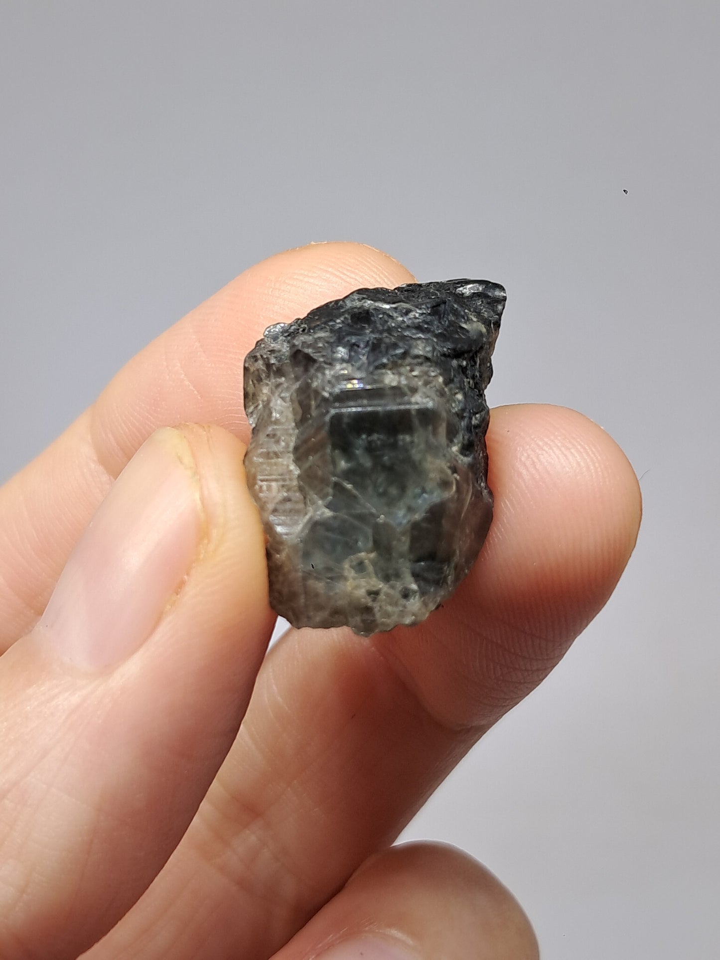 Natural Green Sapphire Crystal (Karur) Rough Stone | Mineral Specimen #SP31