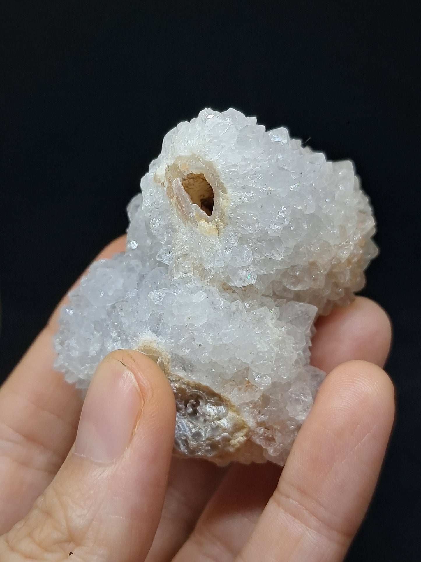 Iris Quartz (Aurangabad)| Anandalite | Stalactite | Natural Crystal #AQ38