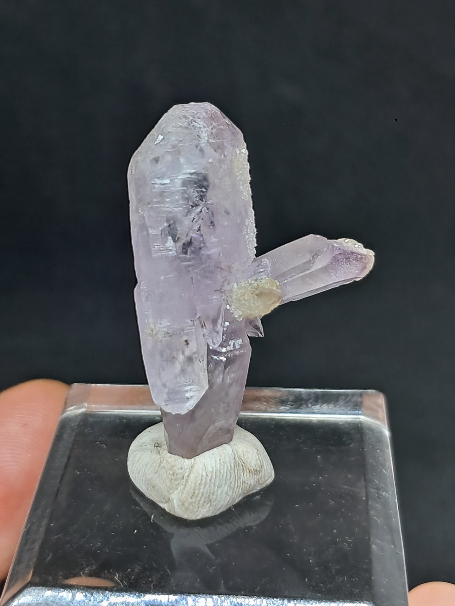 Cúmulo de cetro de amatista de Veracruz (México) | Cristal natural | Ejemplar mineral n.° VA40