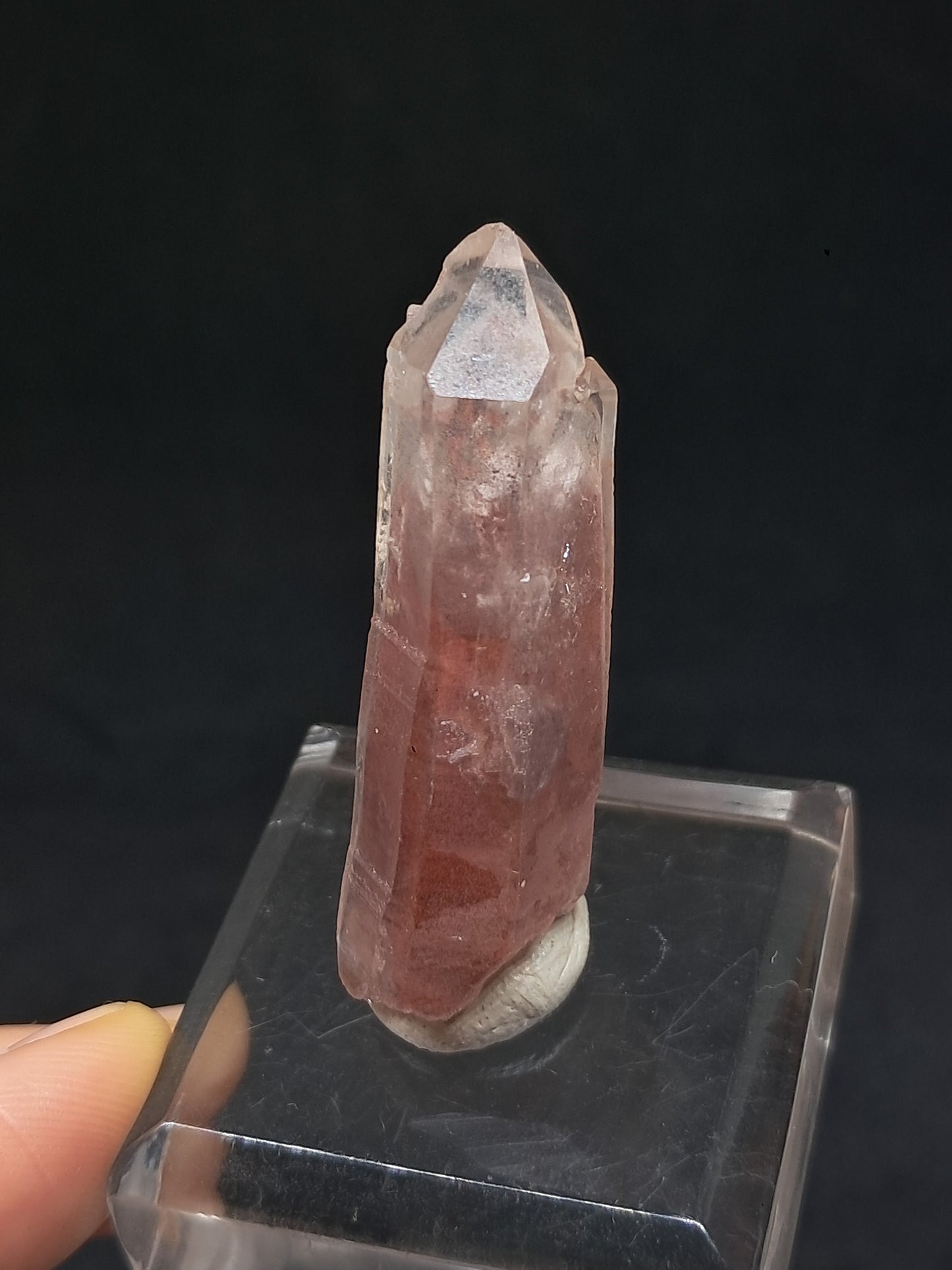 Hematite Phantom Quartz (Telangana) | Natural Crystal | Mineral Specimen #HPQ56