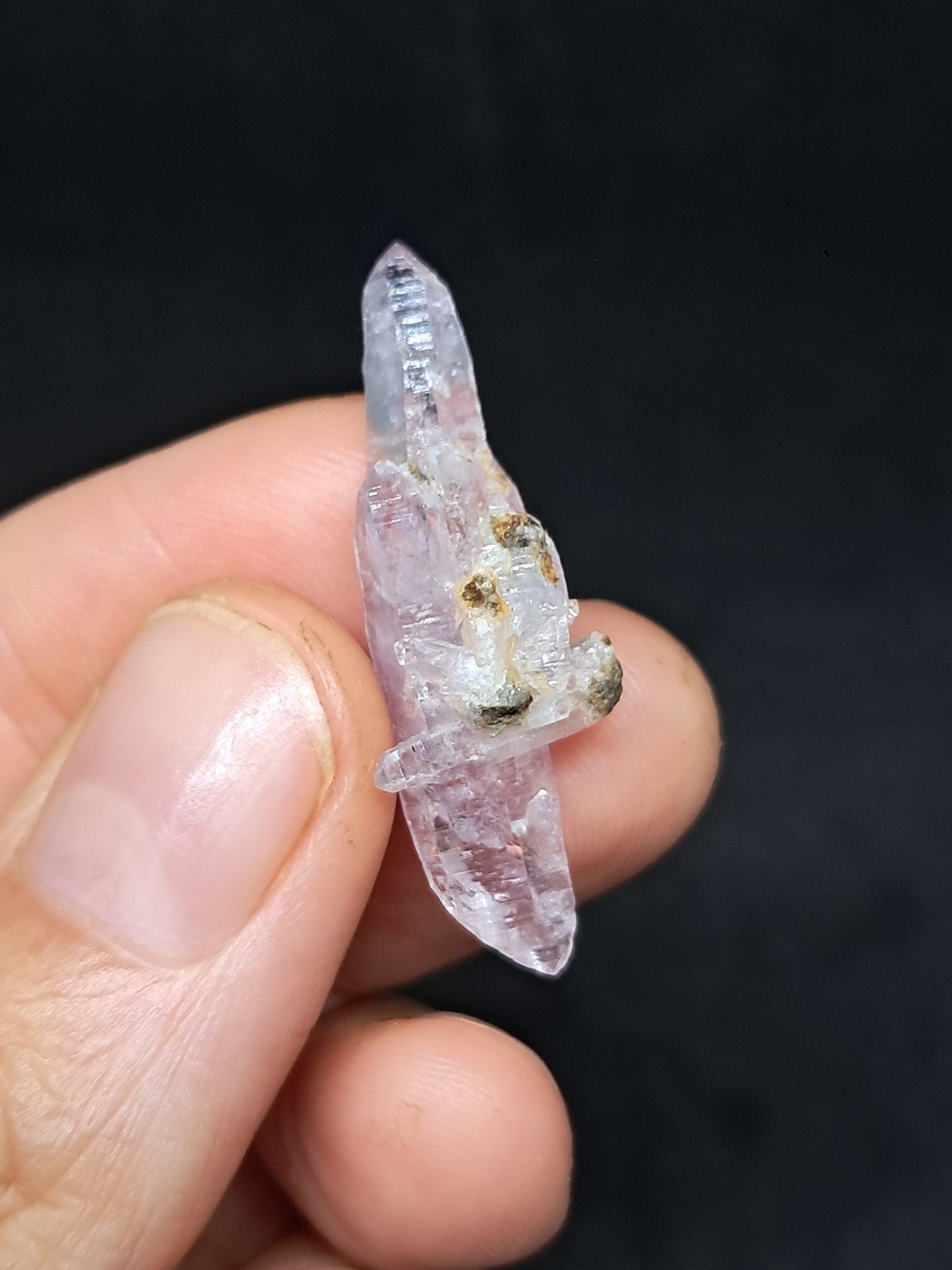 Cuarzo Amatista de Veracruz Biterminado (México) | Cristal Natural | Muestra Mineral #VA50