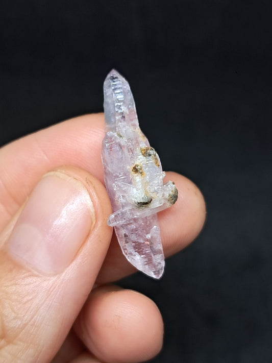 Cuarzo Amatista de Veracruz Biterminado (México) | Cristal Natural | Muestra Mineral #VA50