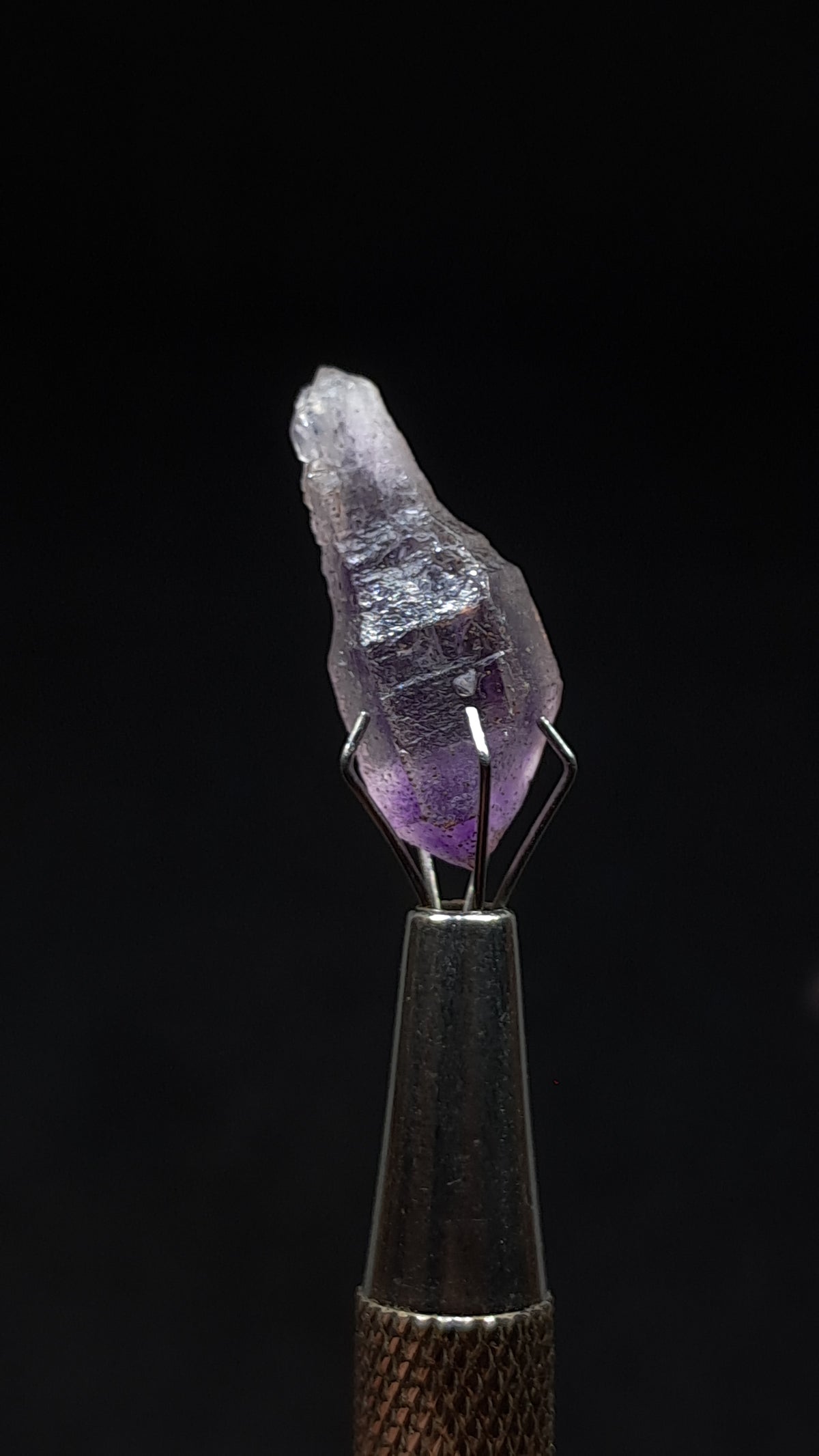 Quartz Amethyst Scepter | Hematite Goethite Rutile Inclusions | Biterminated  #KA208