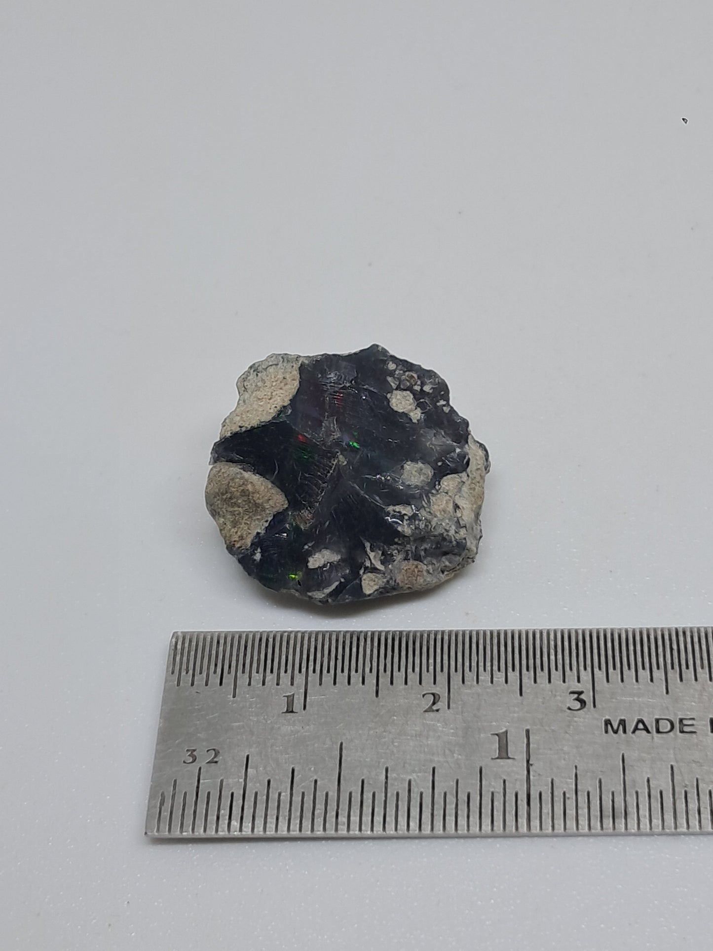 Natural Ethiopian Opal | Black Hydrophane Opal #OP26