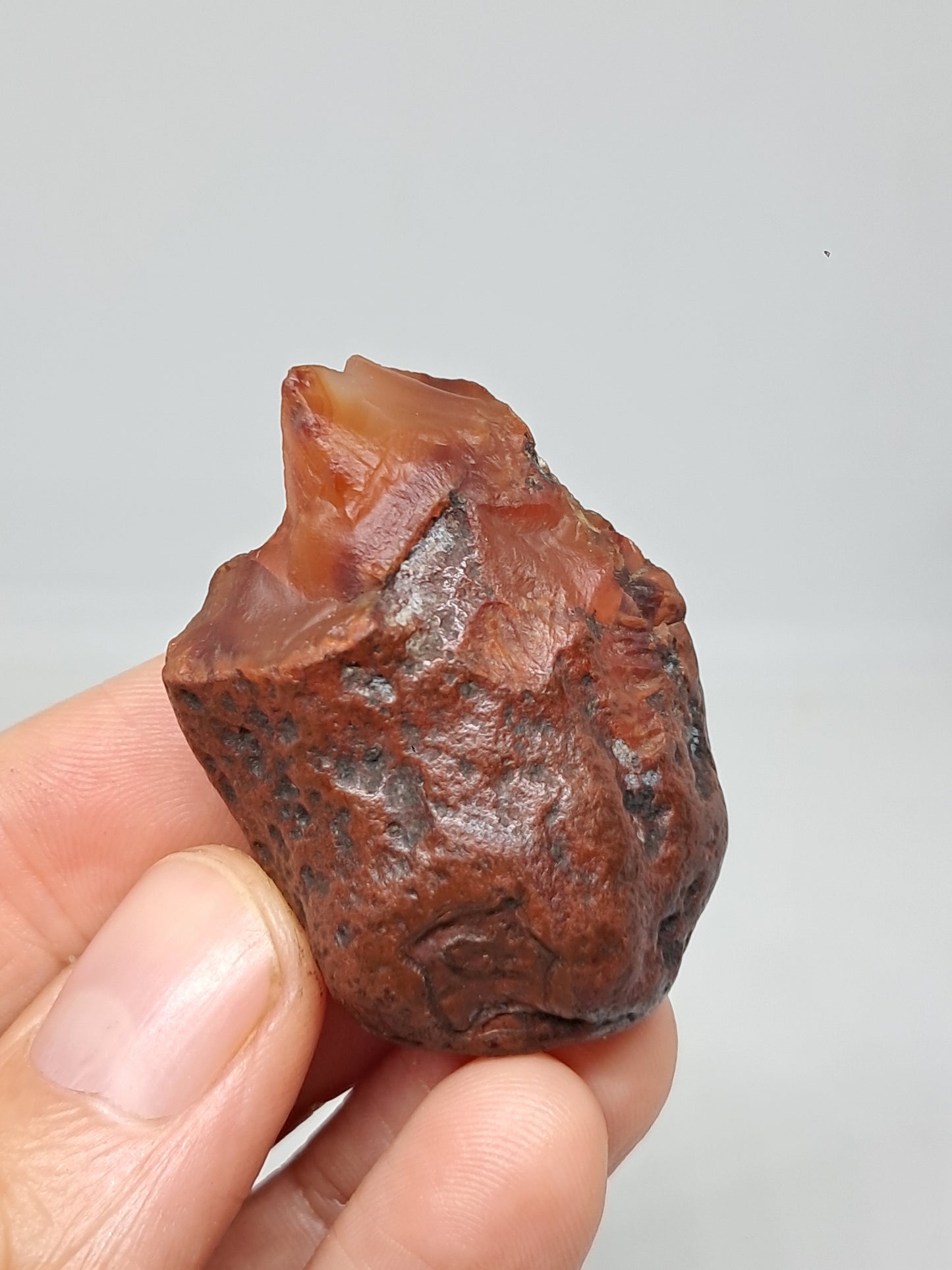 Rough Carnelian (India) Raw Stone | Natural Crystal | Mineral Specimen #CRN33