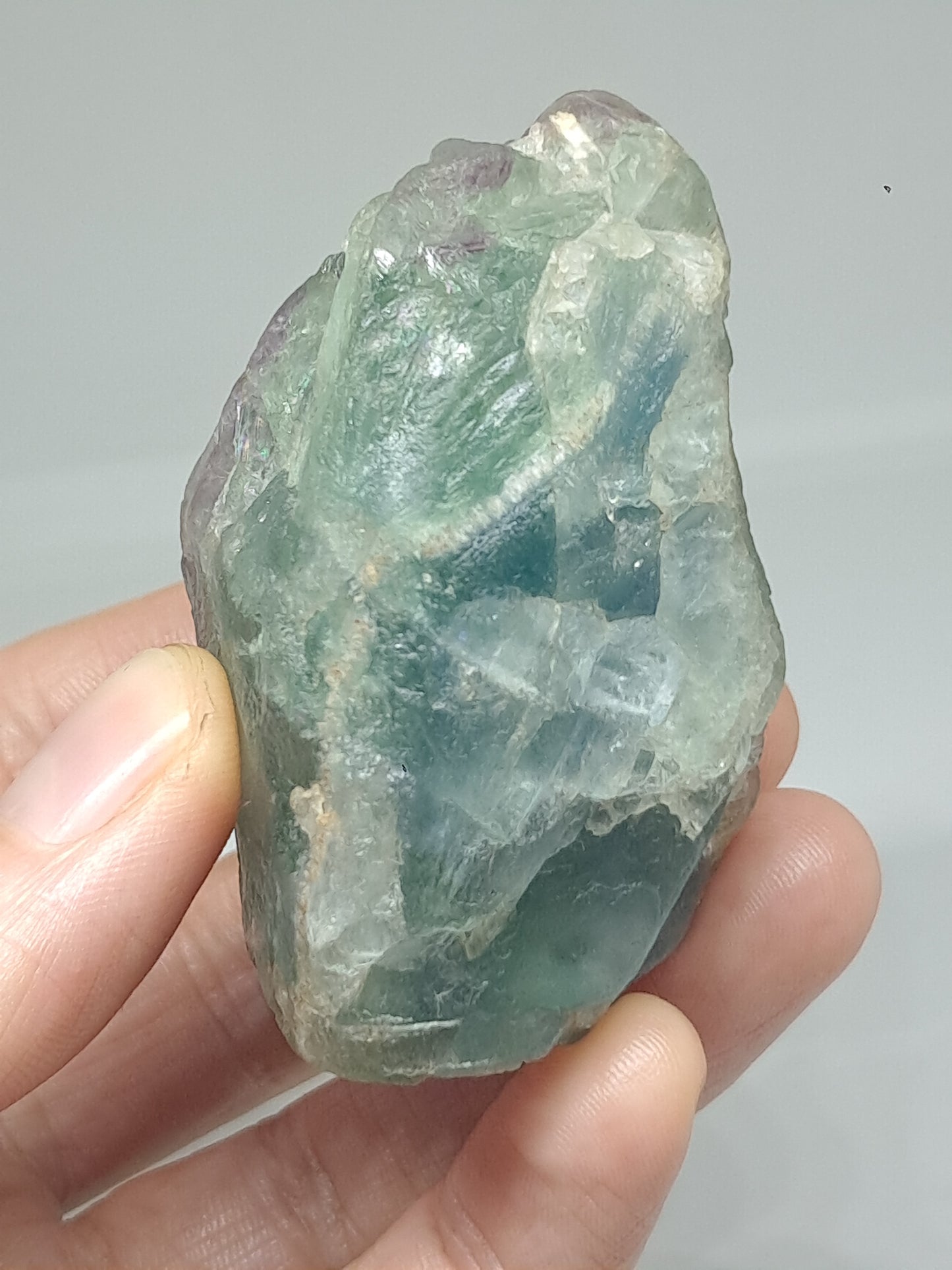 Rough Rainbow Fluorite Stone | Natural Crystal | Mineral Specimen #FL6
