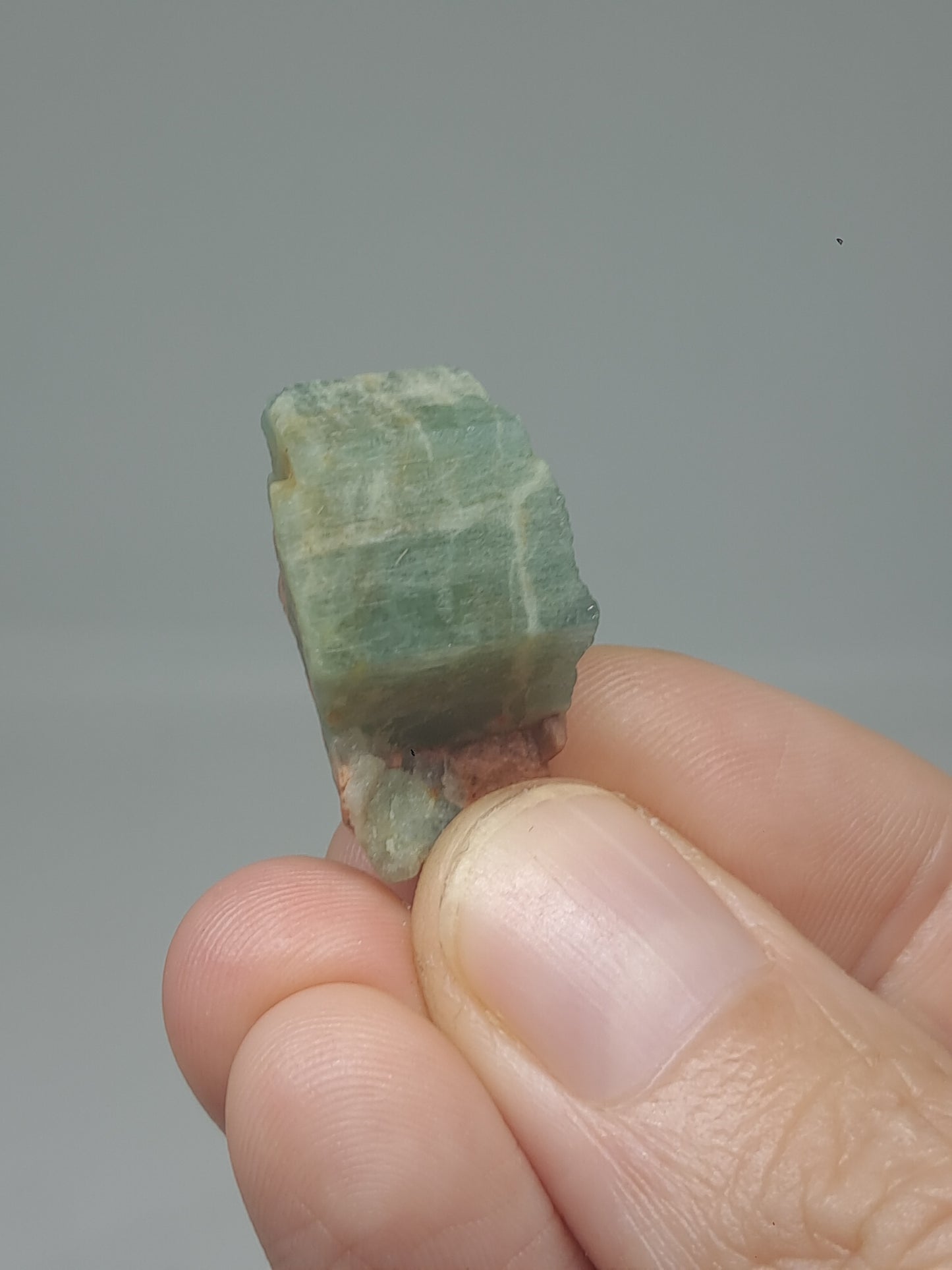 Aquamarine on Matrix (Karur) Rough Natural Crystal | Mineral Specimen #AQM49