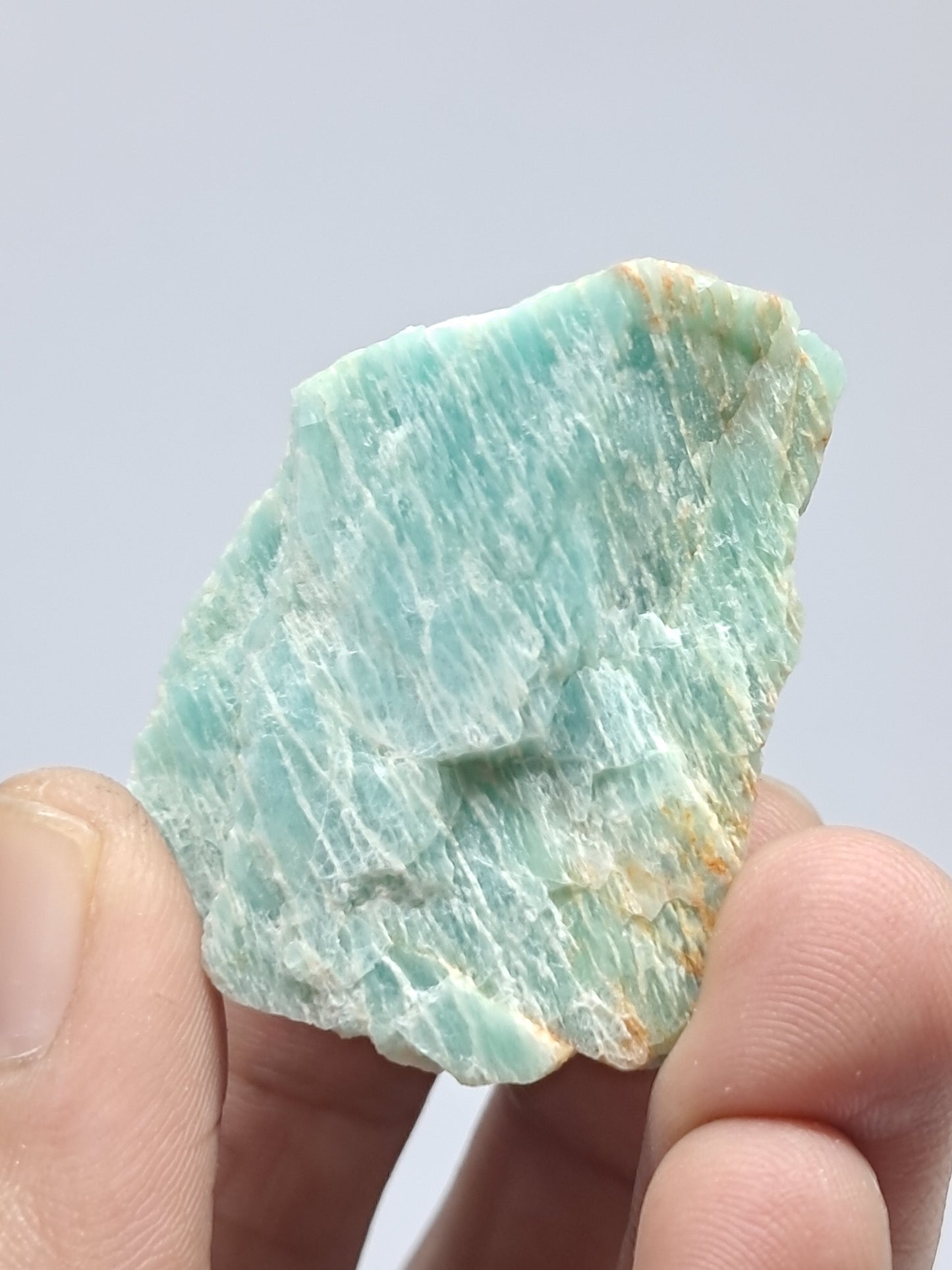 Rough Amazonite Slice | Natural Stone | Mineral Specimen #AZ8