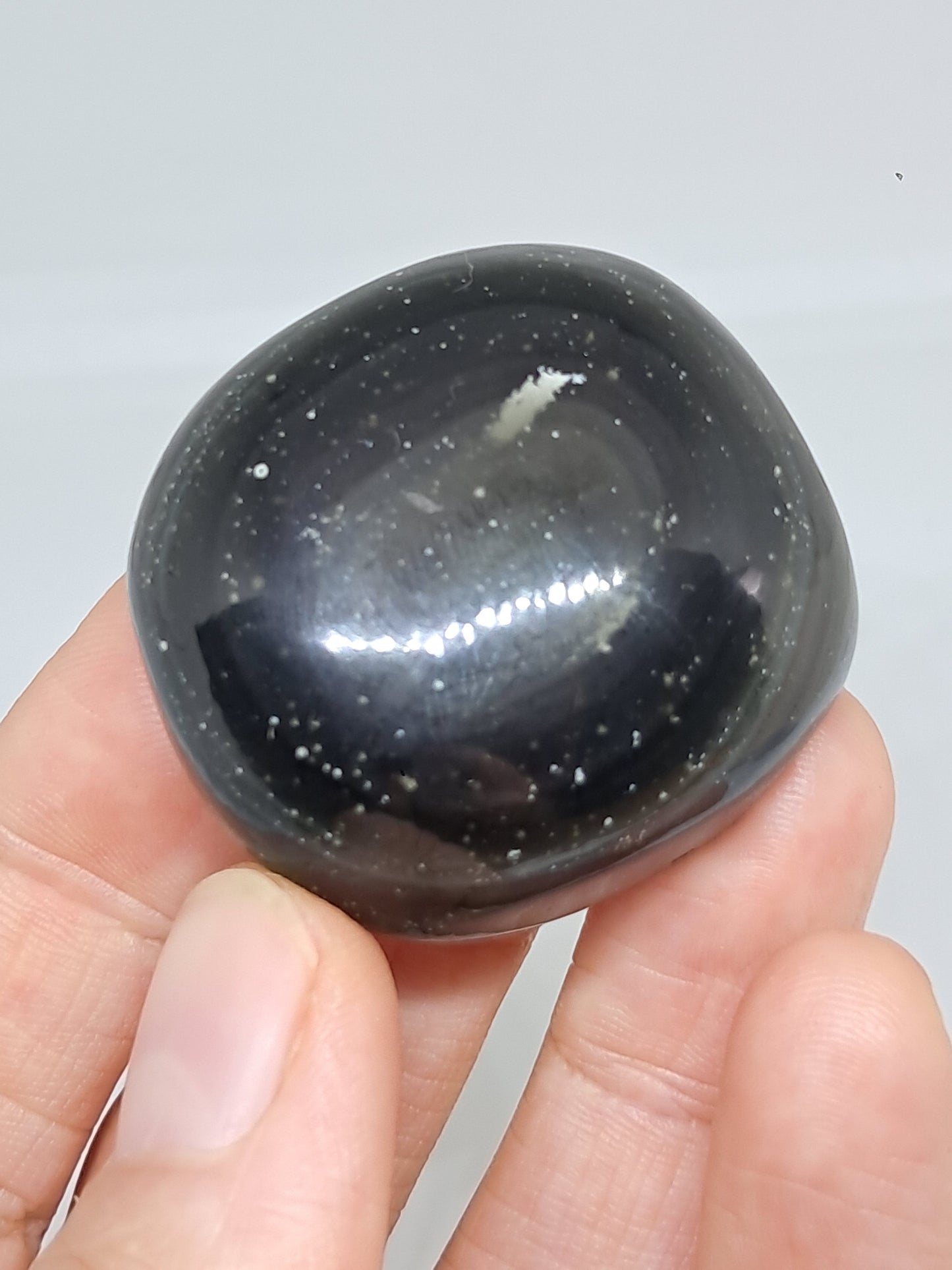 Rainbow Obsidian (Mexico) Natural Stone | Half Polished Half Rough #RO12