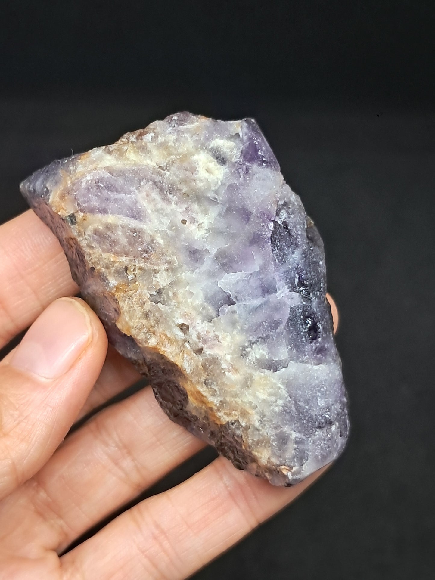Amethyst w/ Hematite Cluster (Madhya Pradesh) | Mineral Specimen | Natural Stone #AM6