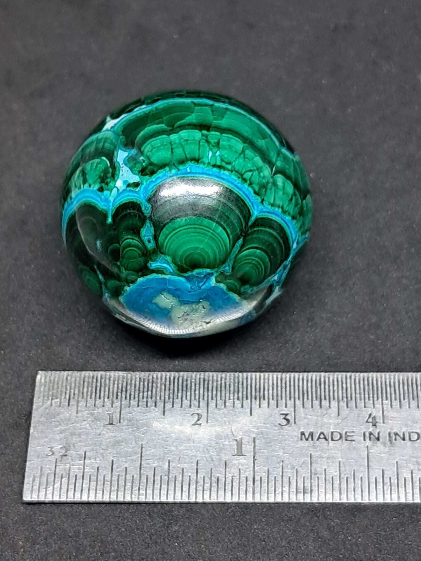 Chrysocolla w/ Malachite Sphere | Good Quality Natural Stone