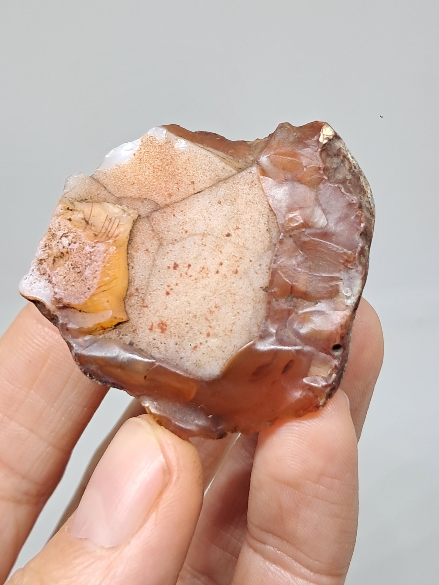 Rough Carnelian (India) Raw Stone | Natural Crystal | Mineral Specimen #CRN17
