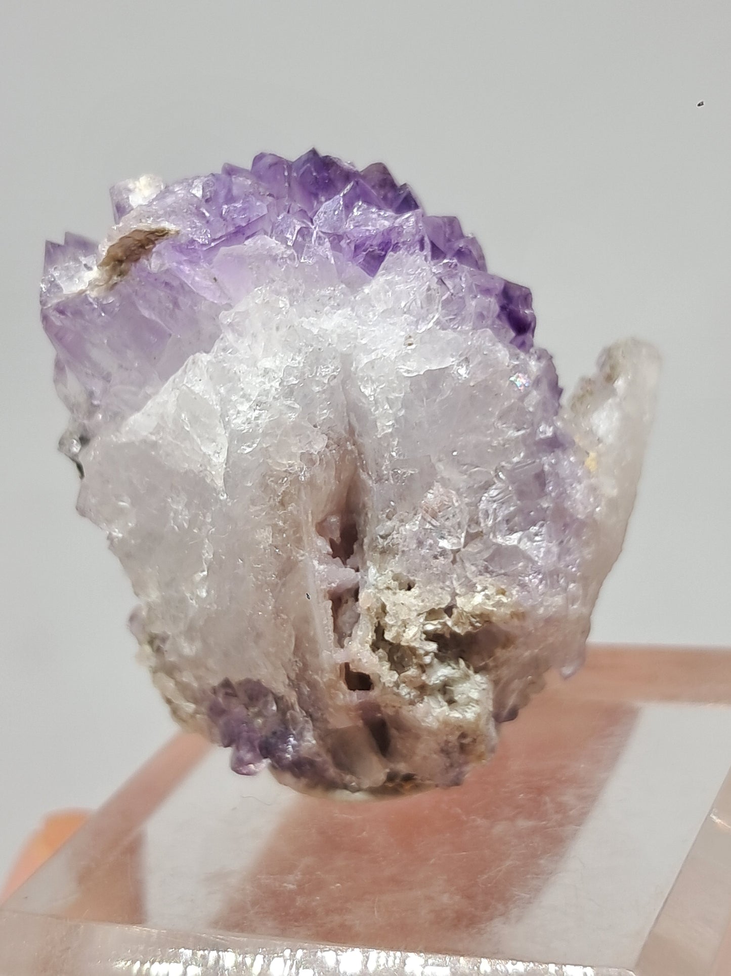 Amatista Elestial en Matriz (Karur) | Piedra Natural | Ejemplar Mineral #KA94