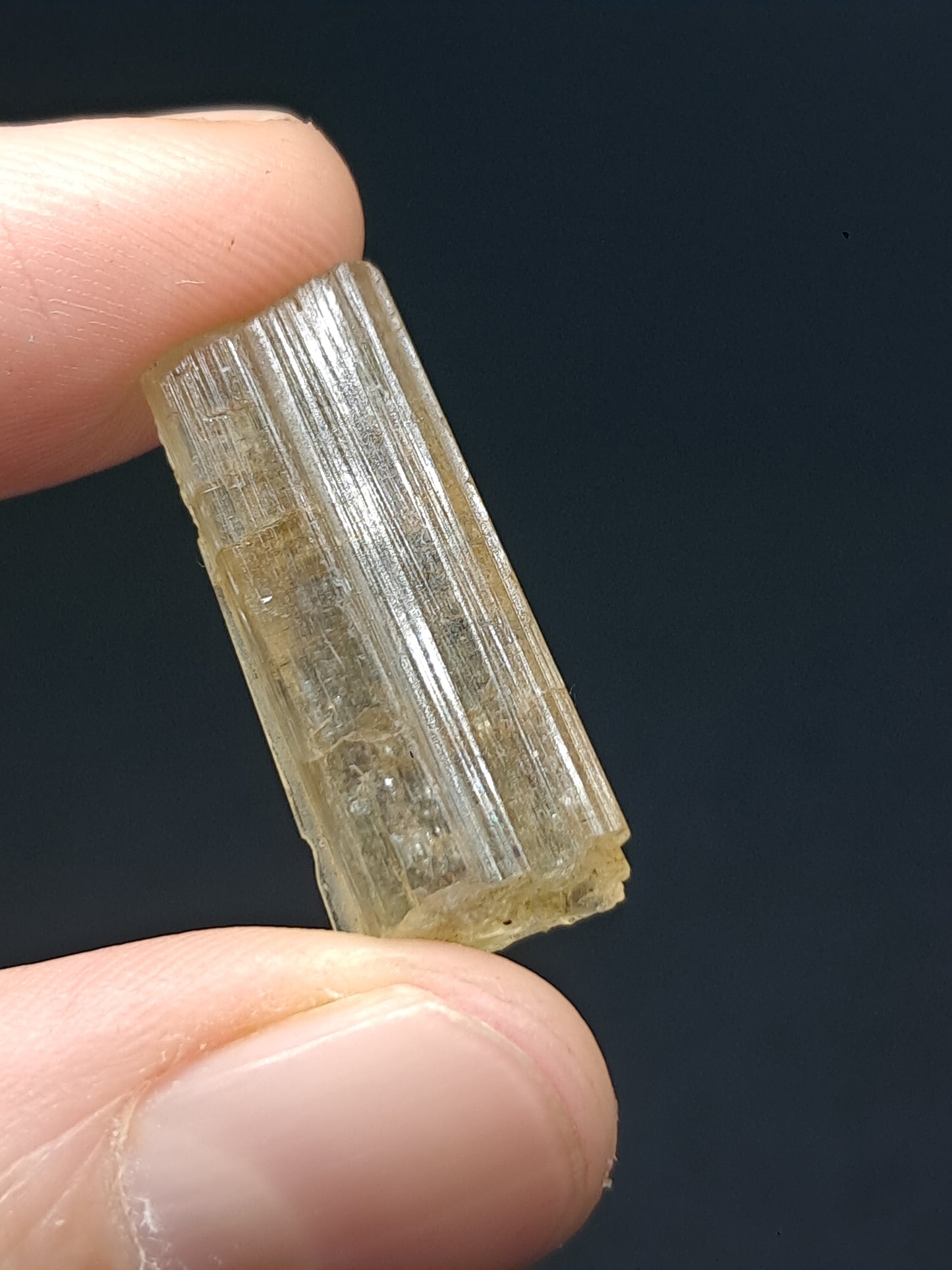 Fluorescent Natural Scapolite Crystal (Karur) UV Reactive | Rough Stone | Mineral Specimen #SCP13