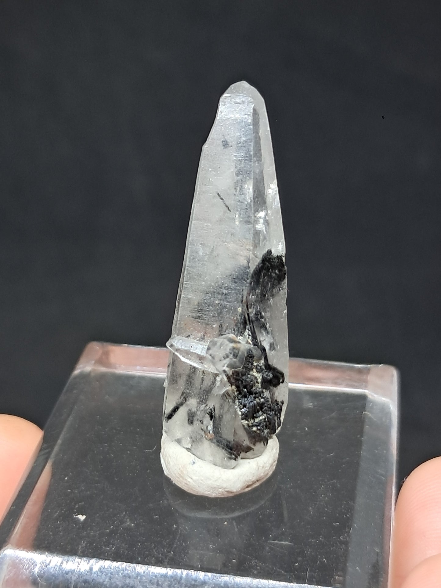 Cuarzo Turmalinado con Terminación *Autocurada* (Karur) Piedra Natural | Muestra Mineral #TQ29
