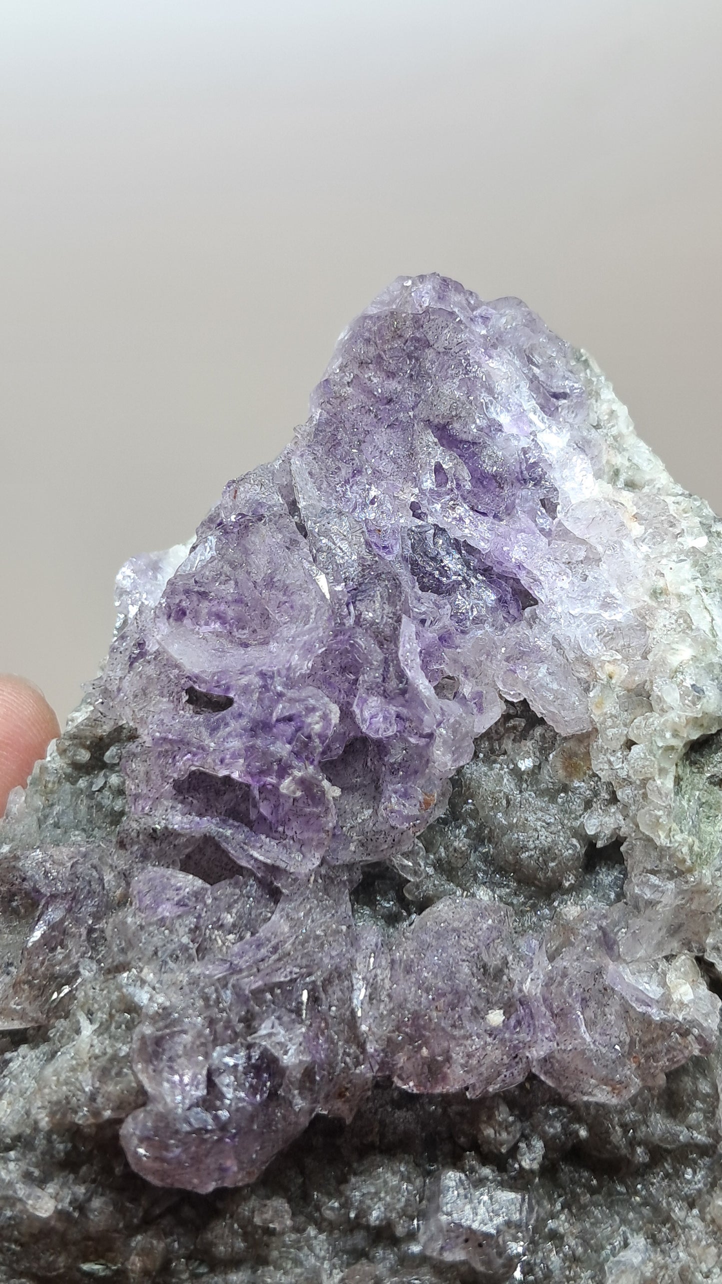 Karur Amethyst | Natural Skeletal Formation| Honeycomb Termination | Mineral Specimen #KA180