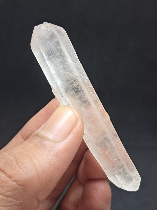 Himalayan Quartz Biterminated Self-healed Laser Point | Natural Crystal | Mineral Specimen #CH72