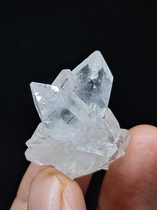 Clear Apophyllite Cluster (Ajanta) Natural Crystal | Mineral Specimen #AP53