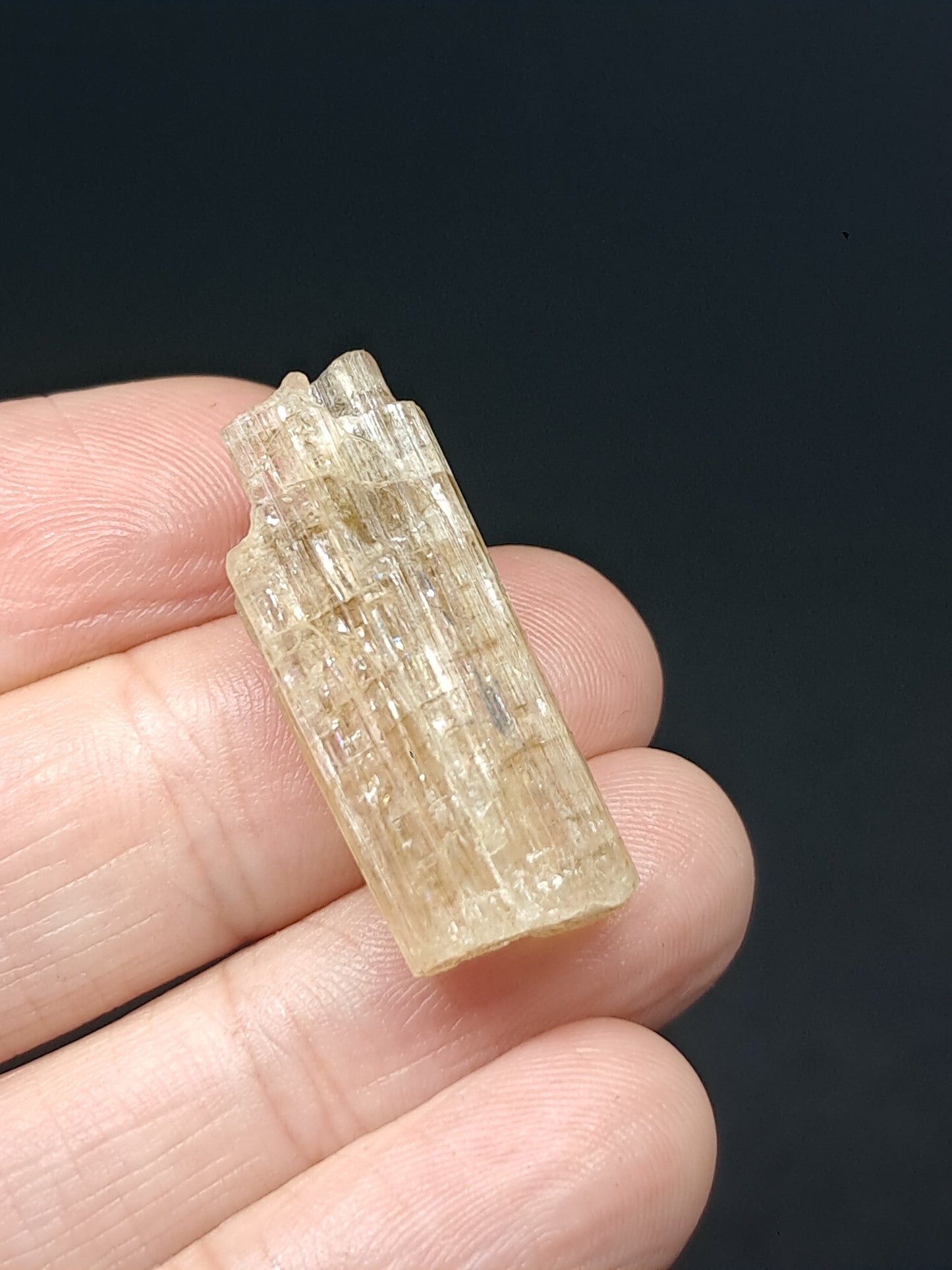 Fluorescent Scapolite Natural Crystal (Karur) UV Reactive | Rough Stone | Mineral Specimen #SCP14