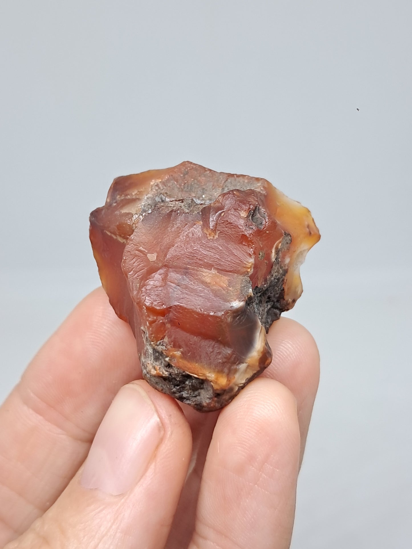 Rough Carnelian (India) Raw Stone | Natural Crystal | Mineral Specimen #CRN35