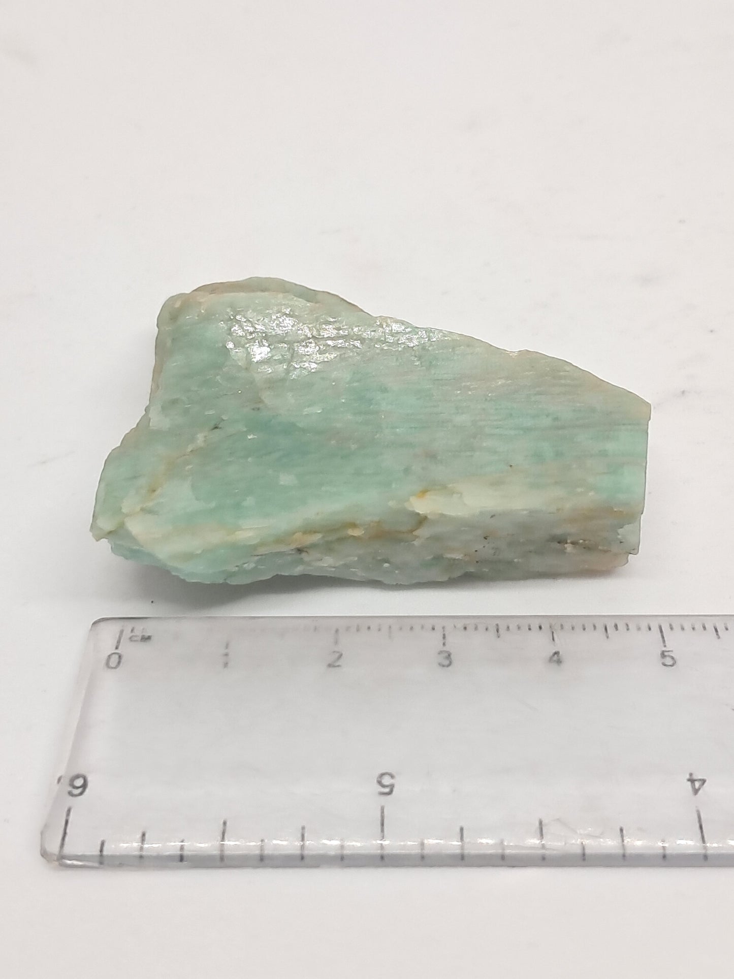 Amazonite Slice | Natural Stone | Mineral Specimen #AZ12