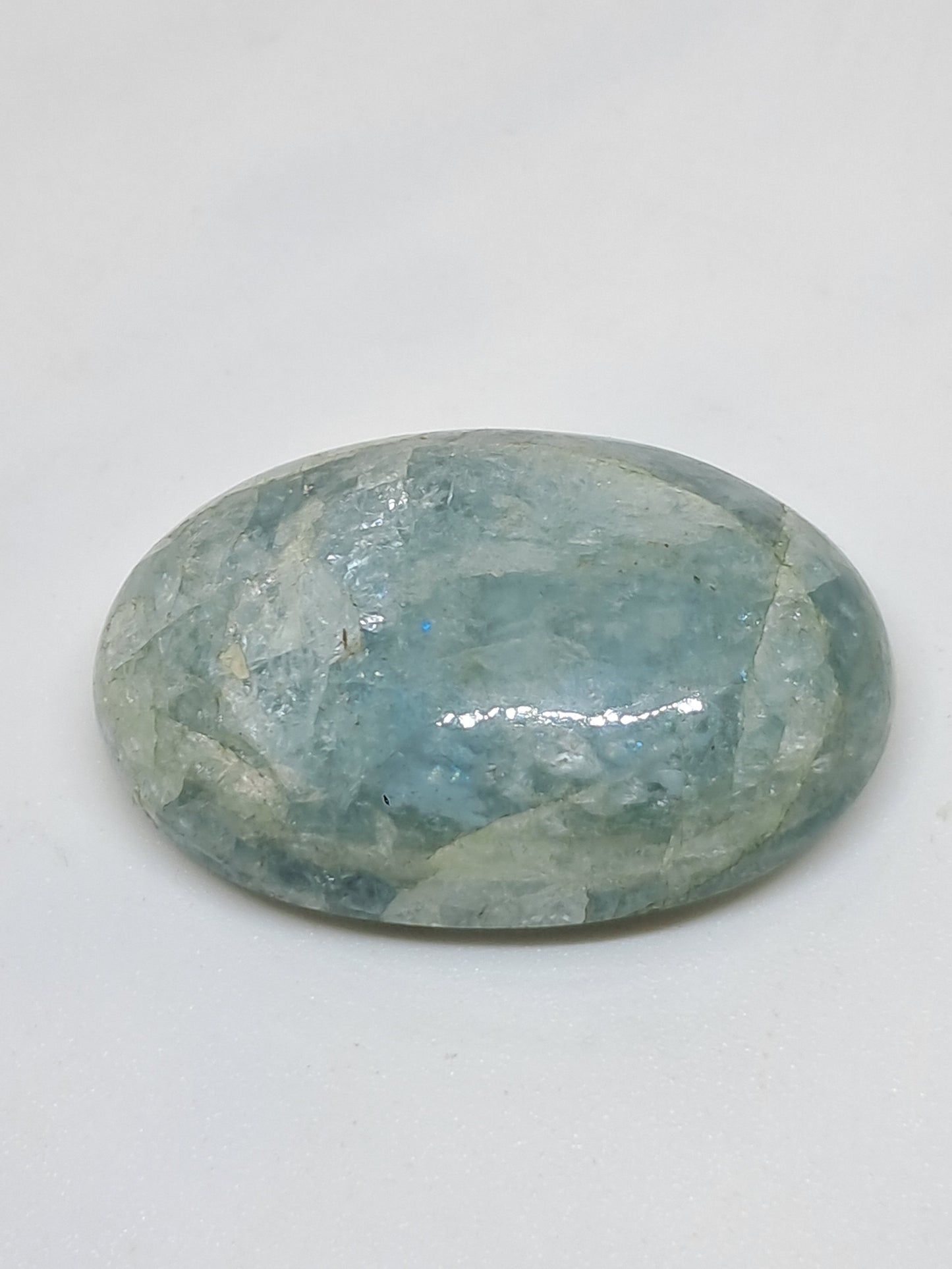Aquamarine Cabochon Large Size | Polished Natural Stone