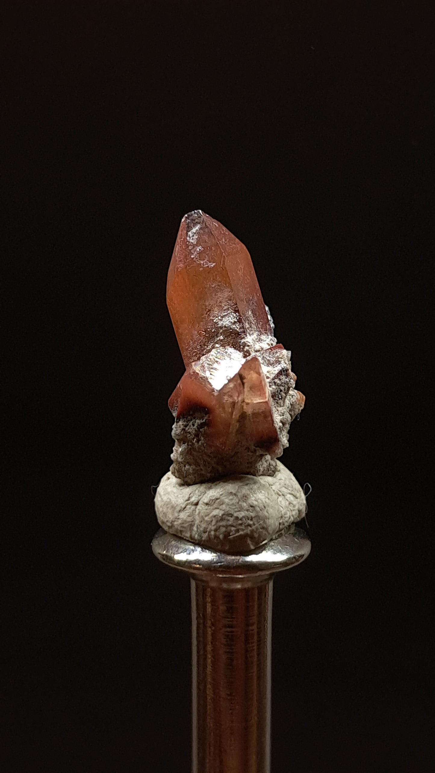 Natural Topaz Crystal (Mexico) Red-Orange Colour | Rare Gemstone | Mineral Specimen #TPZ33