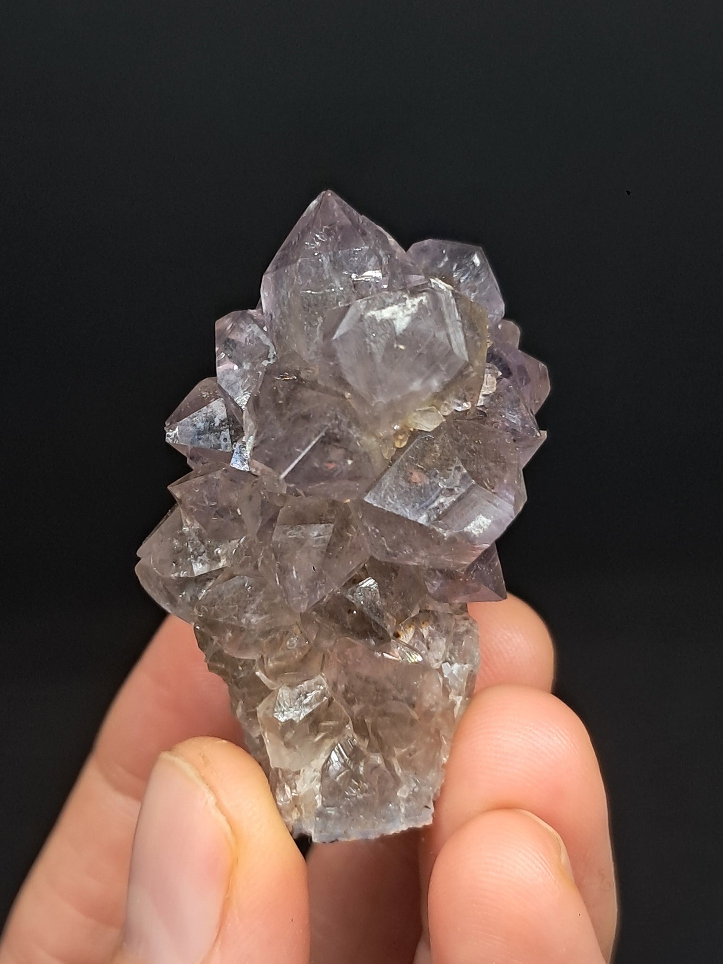 Smokey Amethyst Stalactite (Khadakwani) | Natural Crystal | Mineral Specimen #SA9