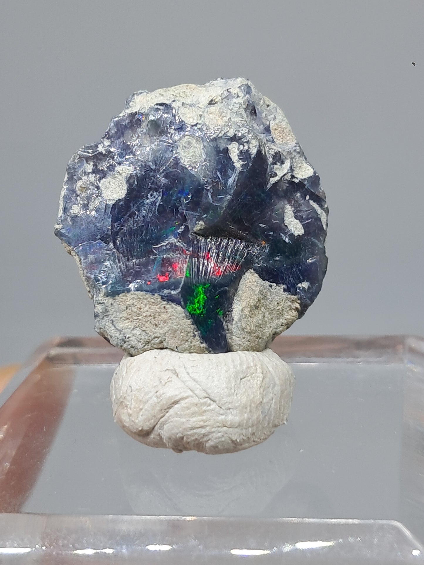 Natural Ethiopian Opal | Black Hydrophane Opal #OP26