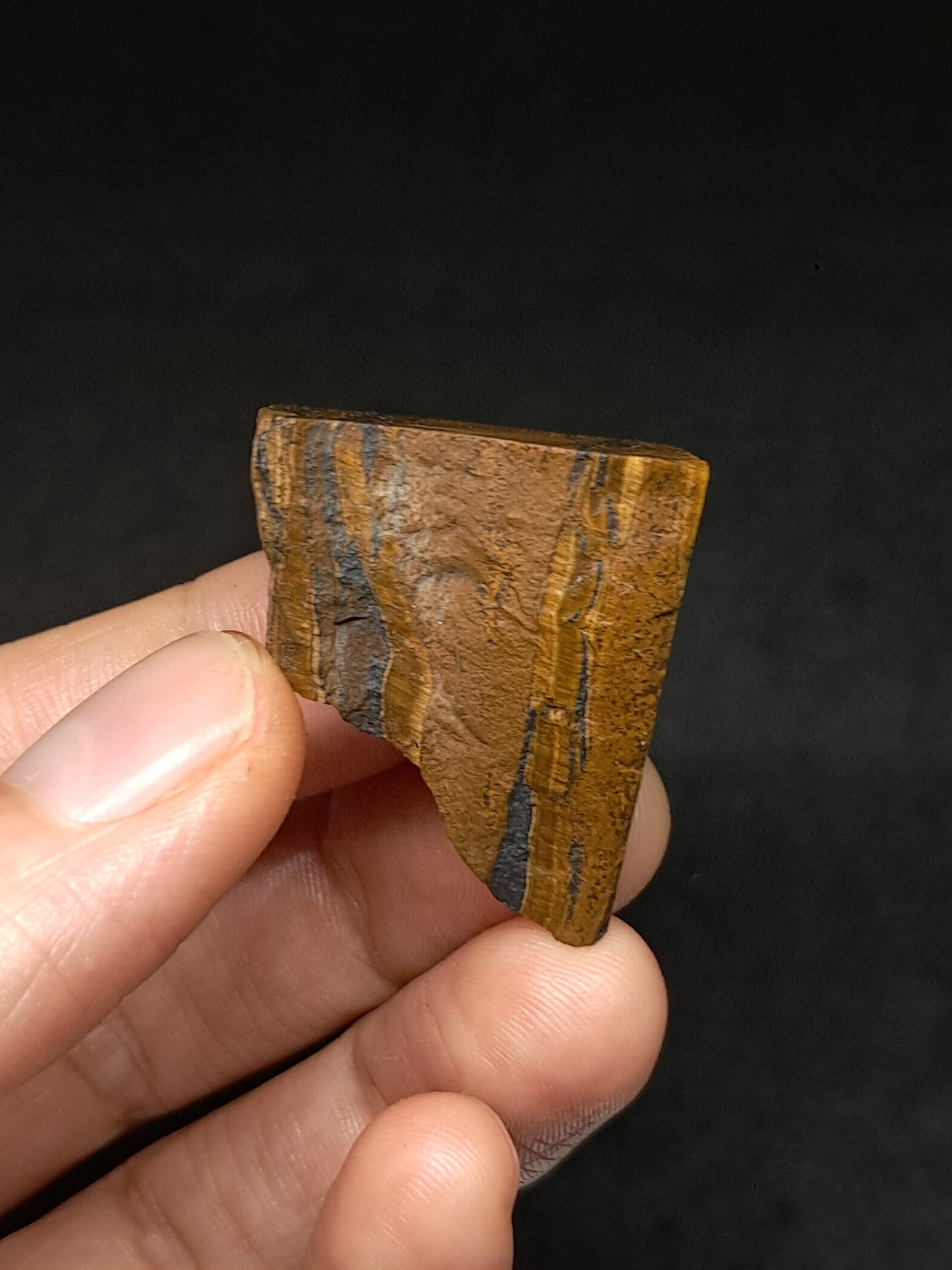 Rough Tiger's Eye (India) Natural Stone #TE3