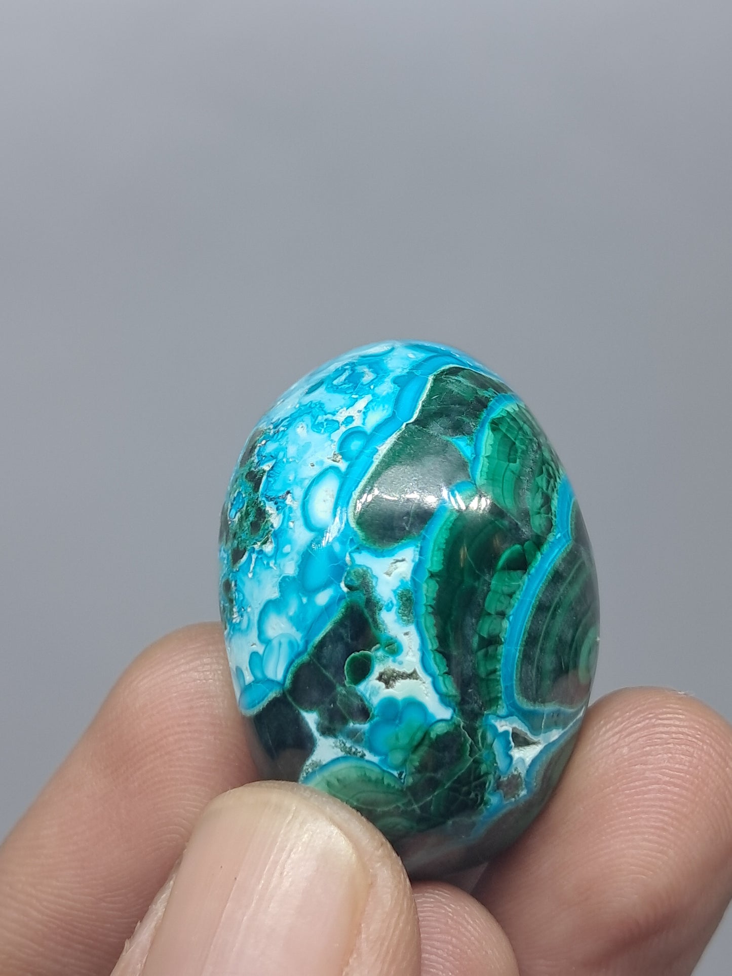 Chrysocolla Malachite Tumbled | Polished Natural Stone | Good Quality #CM22