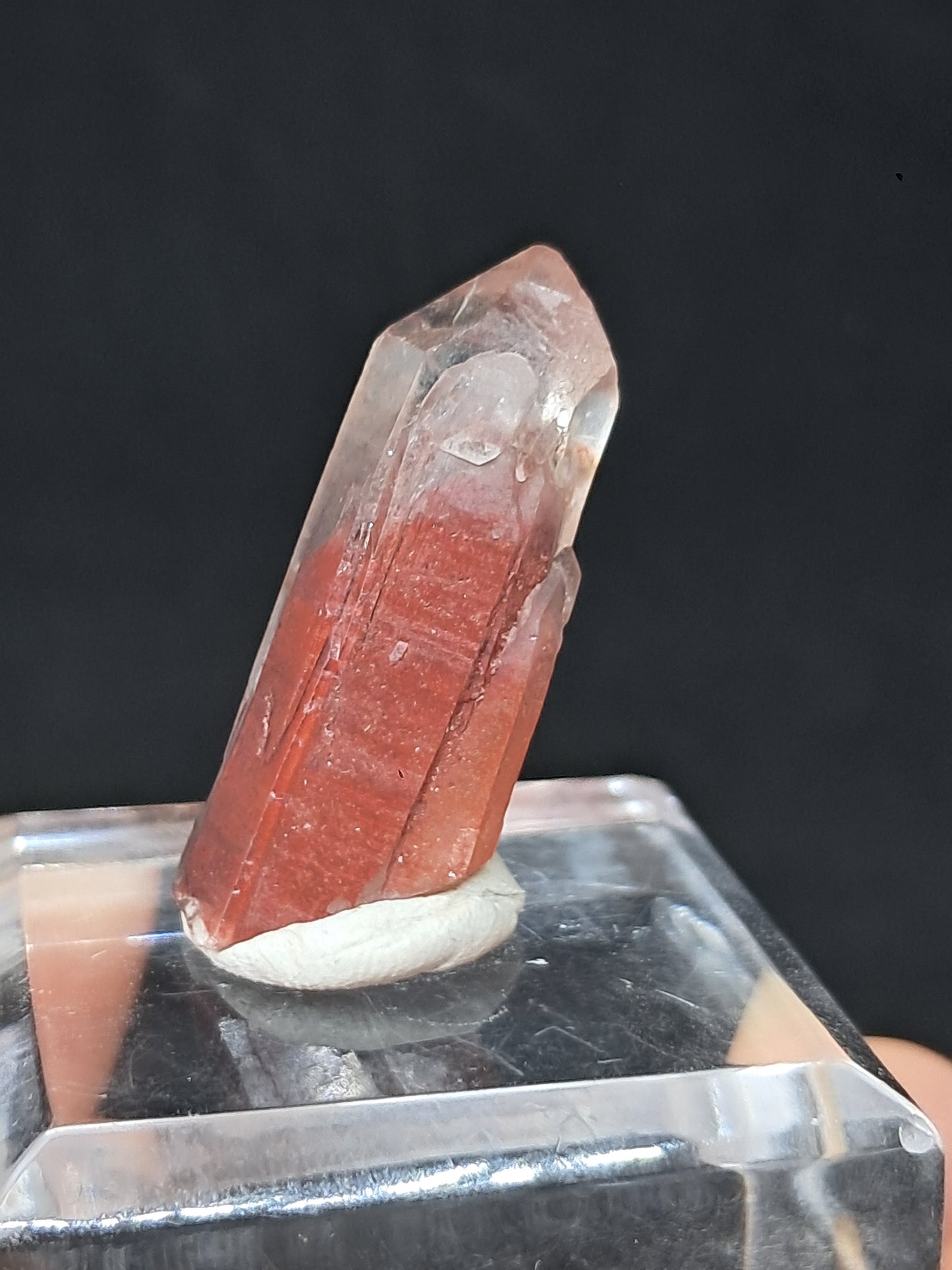 Hematite Phantom Quartz (Telangana) | Natural Crystal | Mineral Specimen #HPQ57