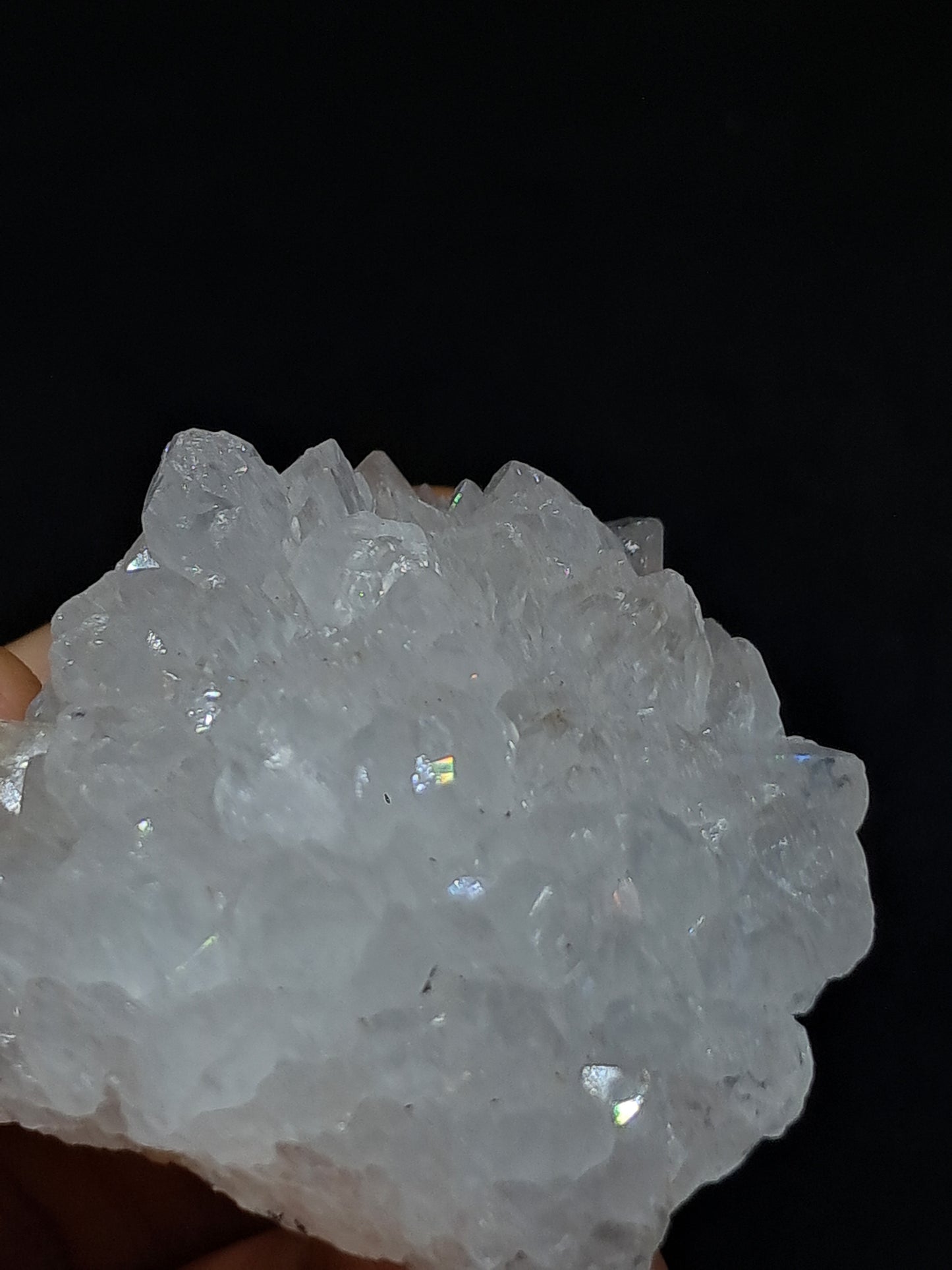 Iris Quartz (Aurangabad)| Anandalite | Cluster | Natural Crystal #AQ34