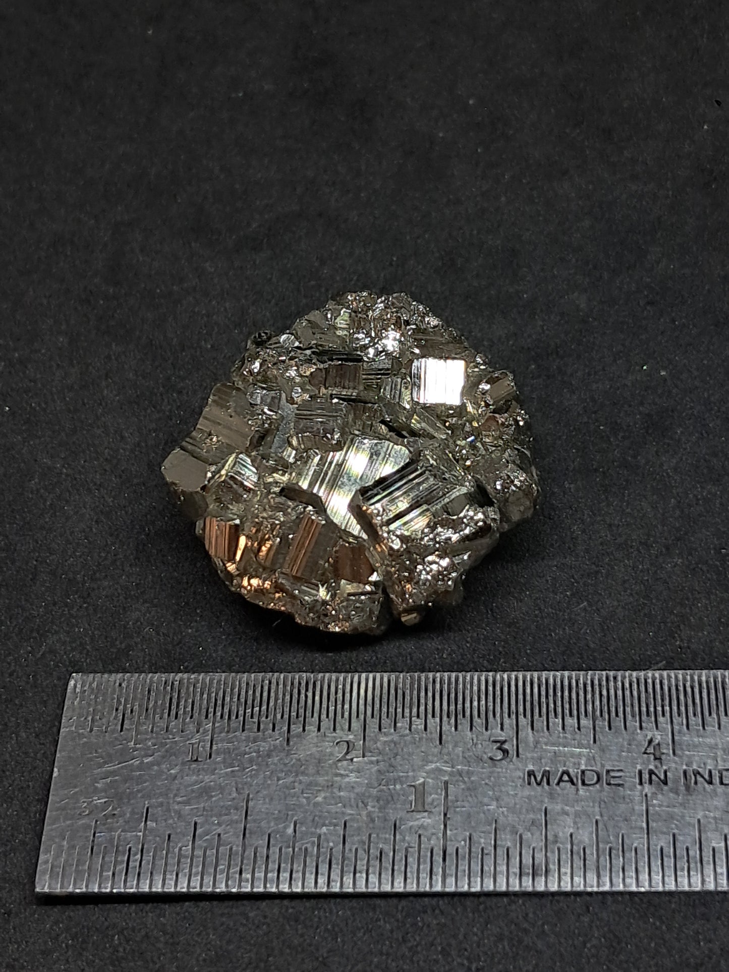 Pirita en Bruto (Perú) Drusa Natural | Mineral de Colección | Rocas y Cristales #PR27
