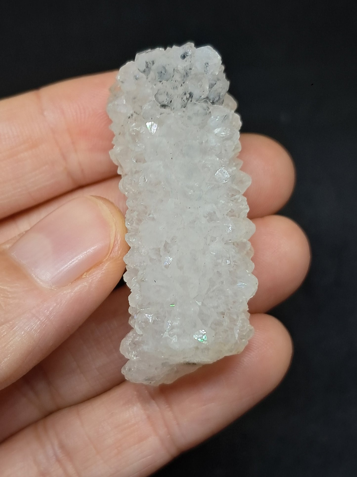 Iris Quartz (Aurangabad)| Anandalite | Stalactite | Natural Crystal #AQ32
