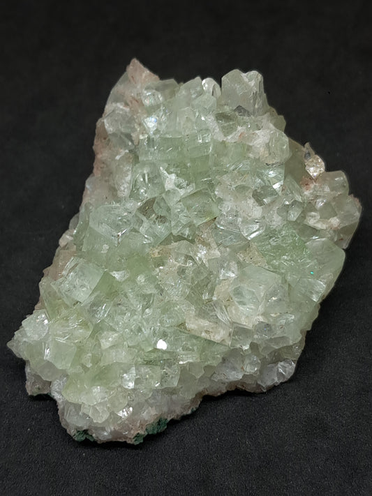 Green Apophyllite Cluster (Fluorapophyllite) (Ajanta) Rough Natural Crystal | Mineral Specimens #GA56