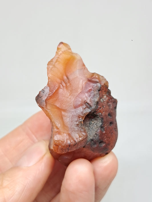 Cornalina en bruto (India) Piedra en bruto | Cristal natural | Espécimen mineral #CRN12