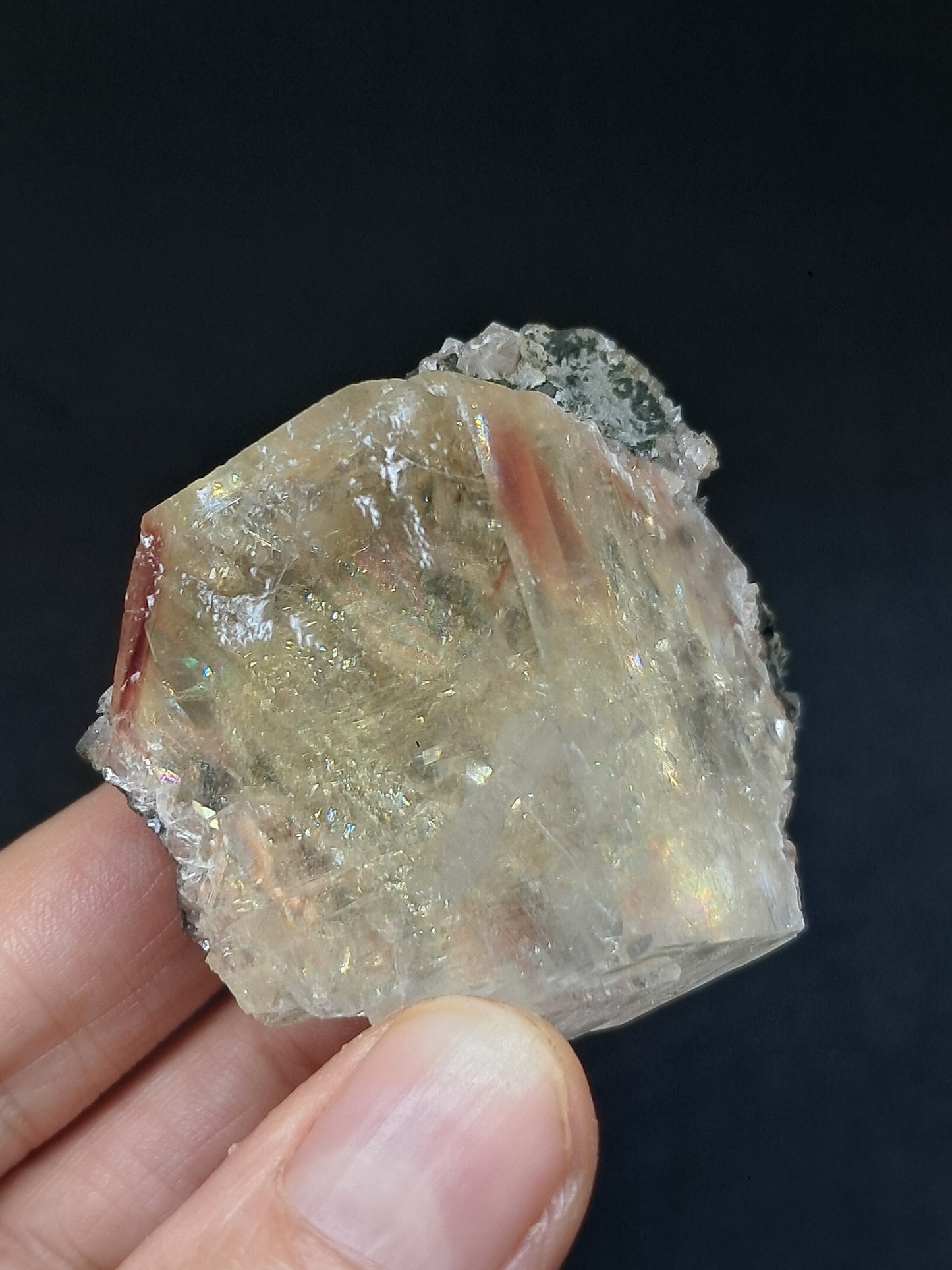 Calcita Frambuesa Mohosa *Hallazgo Raro* (Pithampur) Cristal Natural | Piedra Bruta | Muestra de Mineral #CA31