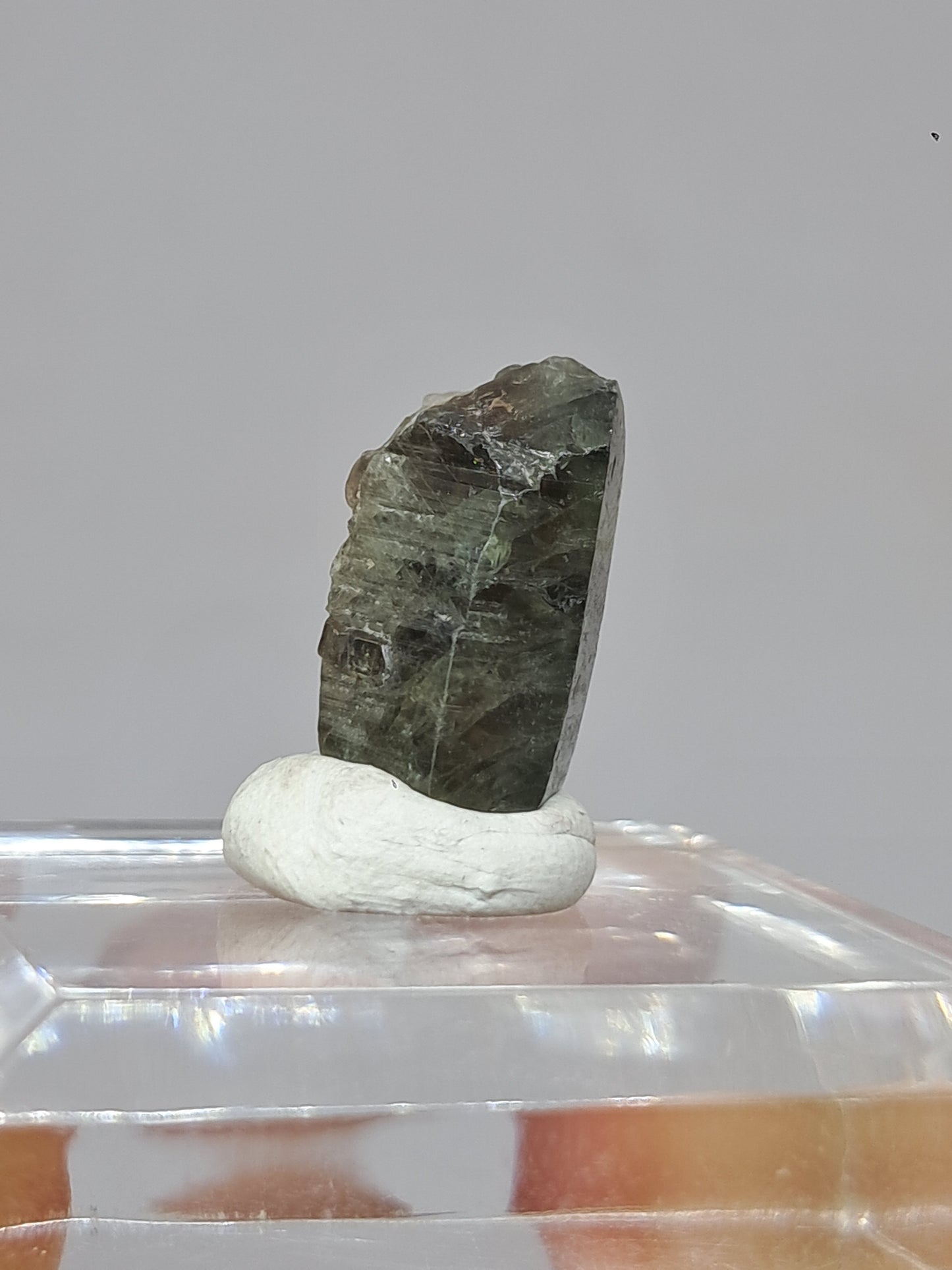 Natural Green Sapphire Crystal (Karur) Rough Stone | Mineral Specimen #SP36