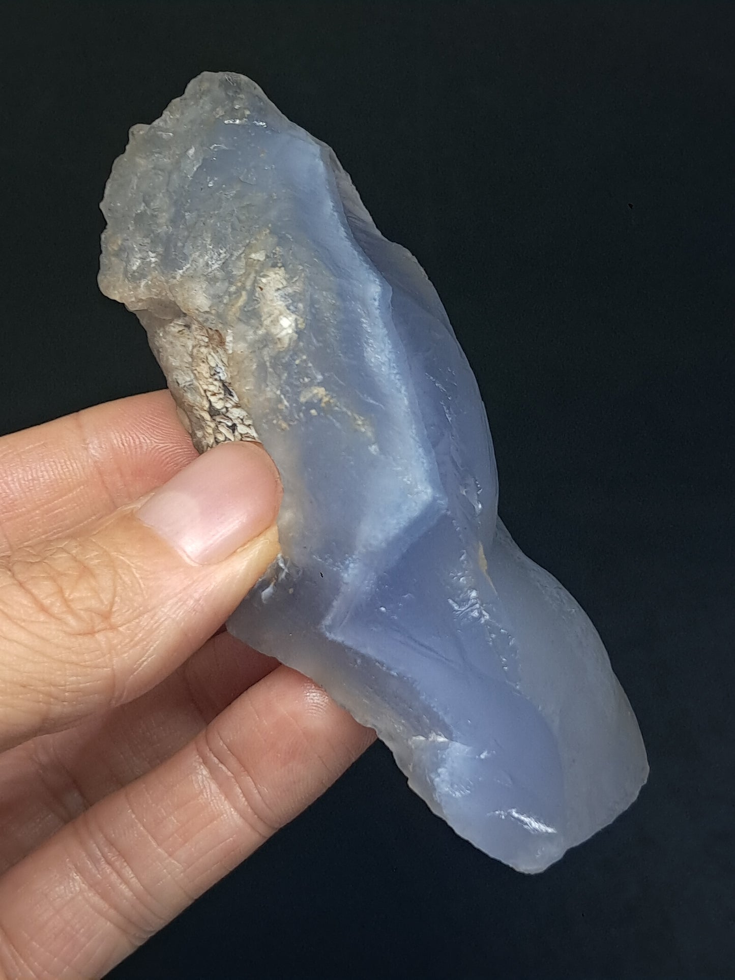 Blue Chalcedony Botryoidal Rough Natural Stone #BC1
