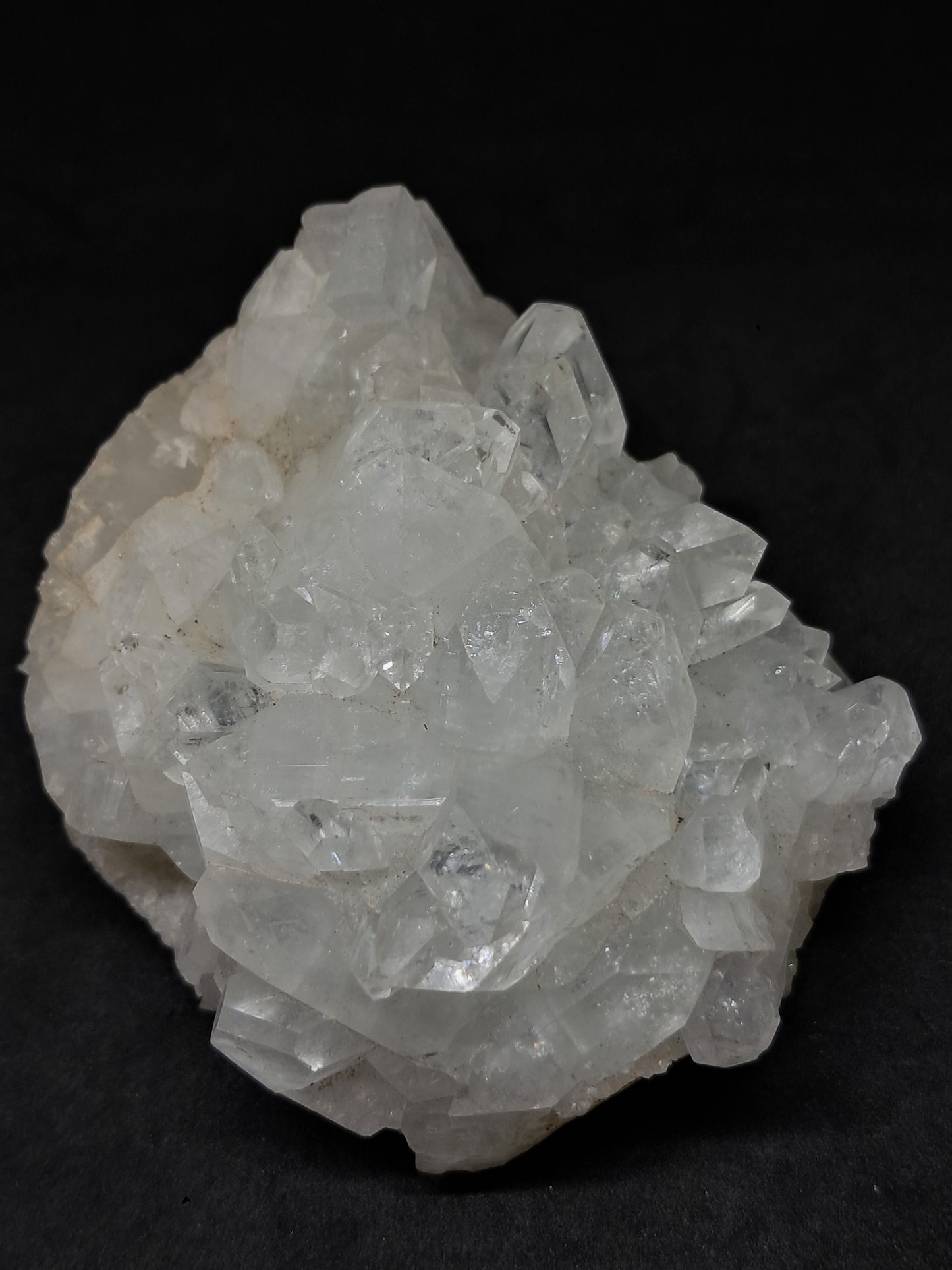 Clear Apophyllite Cluster (Ajanta) Natural Crystal | Mineral Specimen #AP40
