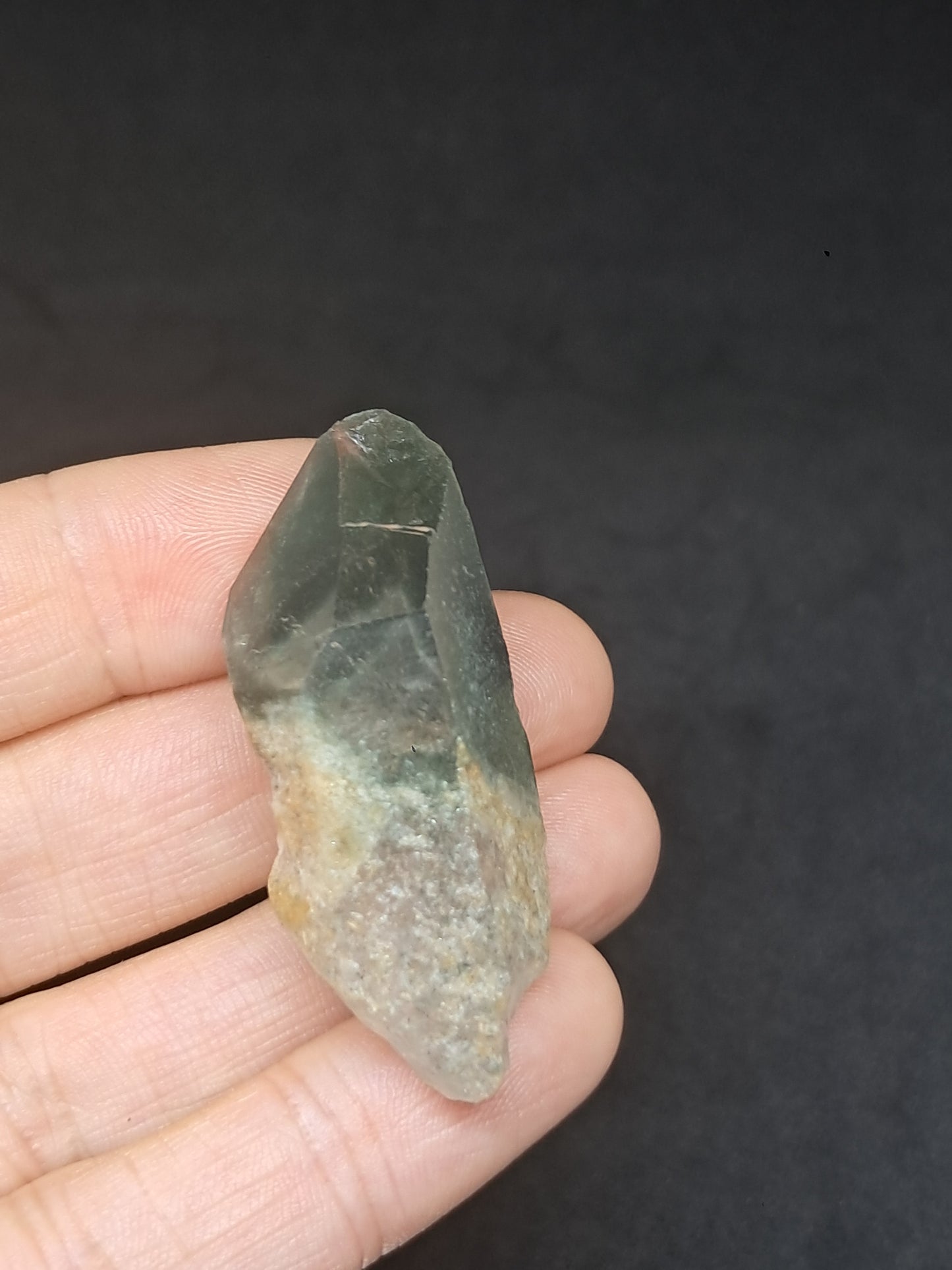 Chlorite Quartz Phantom (Kullu) Natural Point | Garden Chamanic Crystal #CQ65