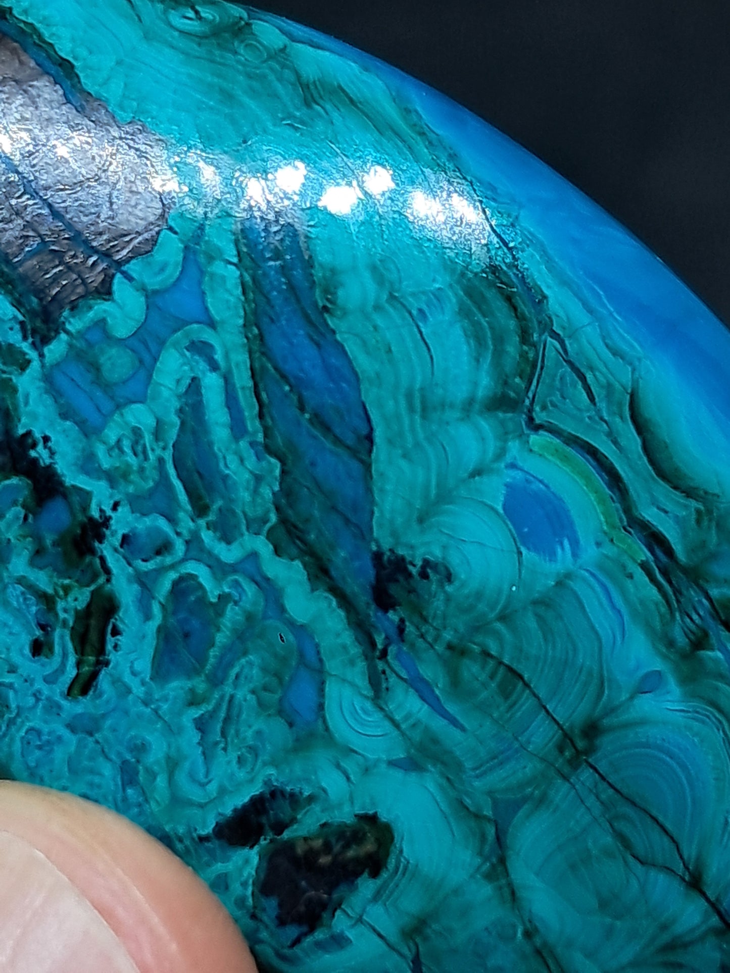 Shattuckite Palmstone | Polished Natural Stone | Good Quality