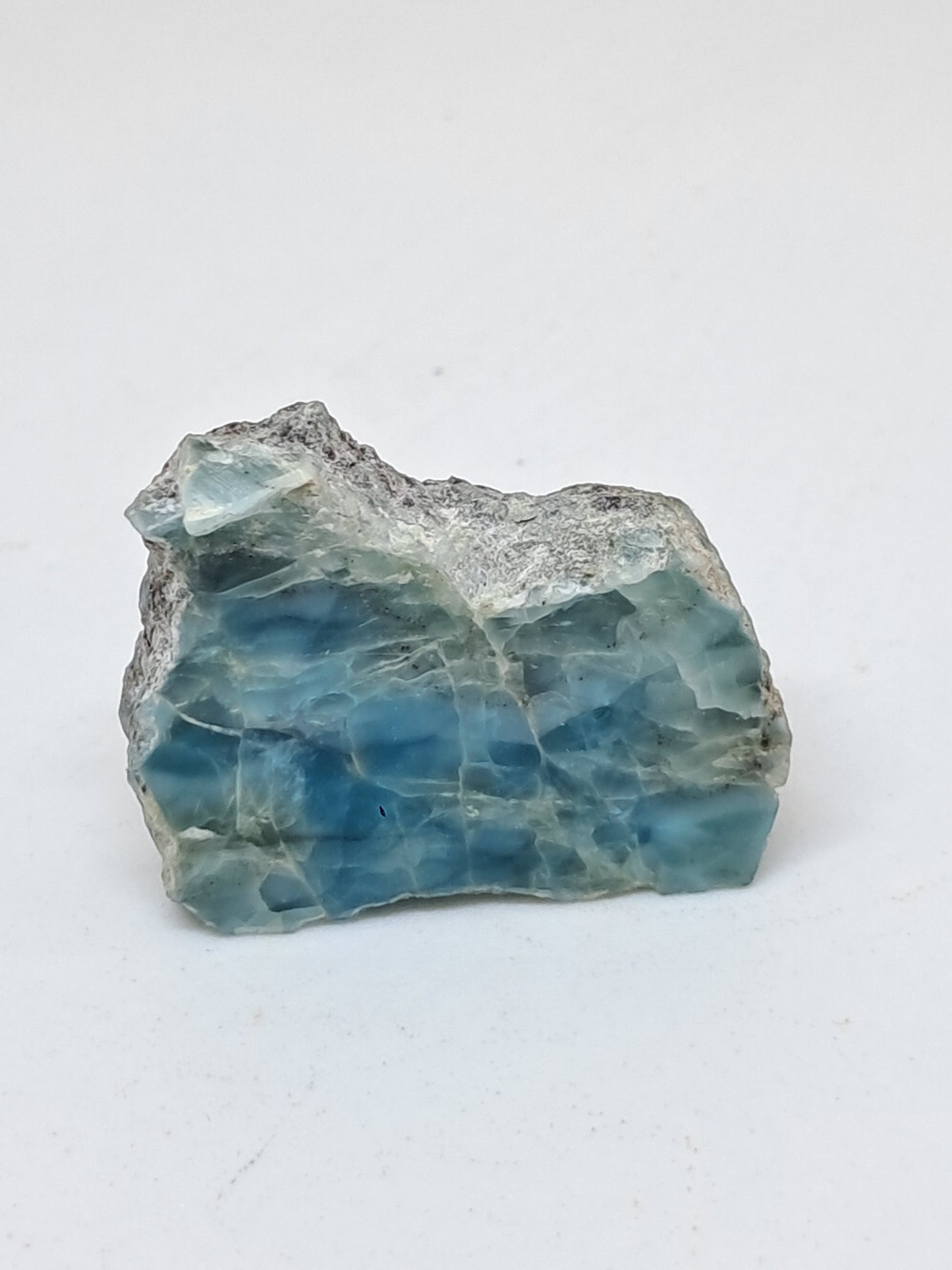 Larimar Raw Chunk (Dominican Republic) Rough Stone | Natural Rock #LM36
